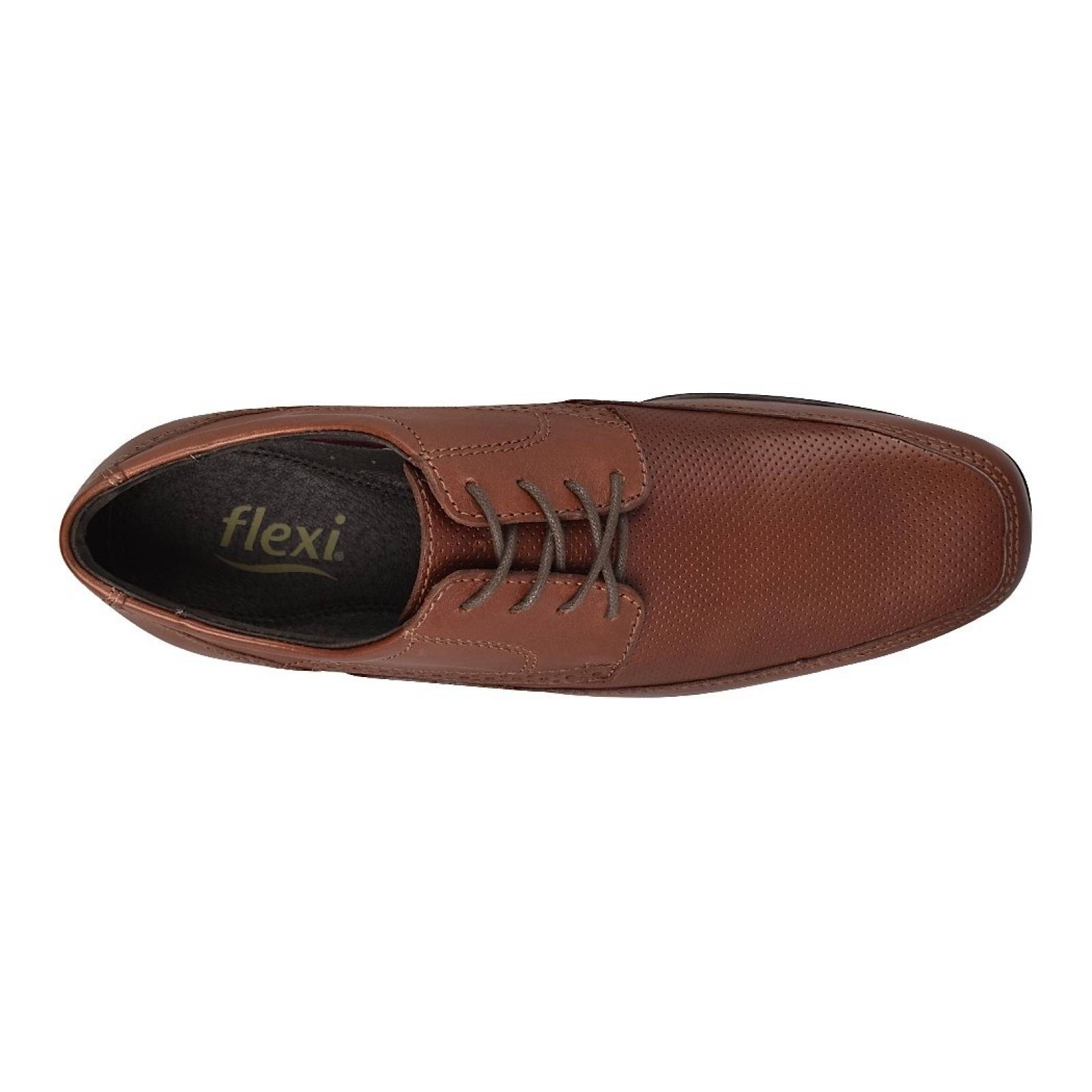 ZAPATOS DE VESTIR PARA CABALLERO FLEXI 79505 CAFÉ