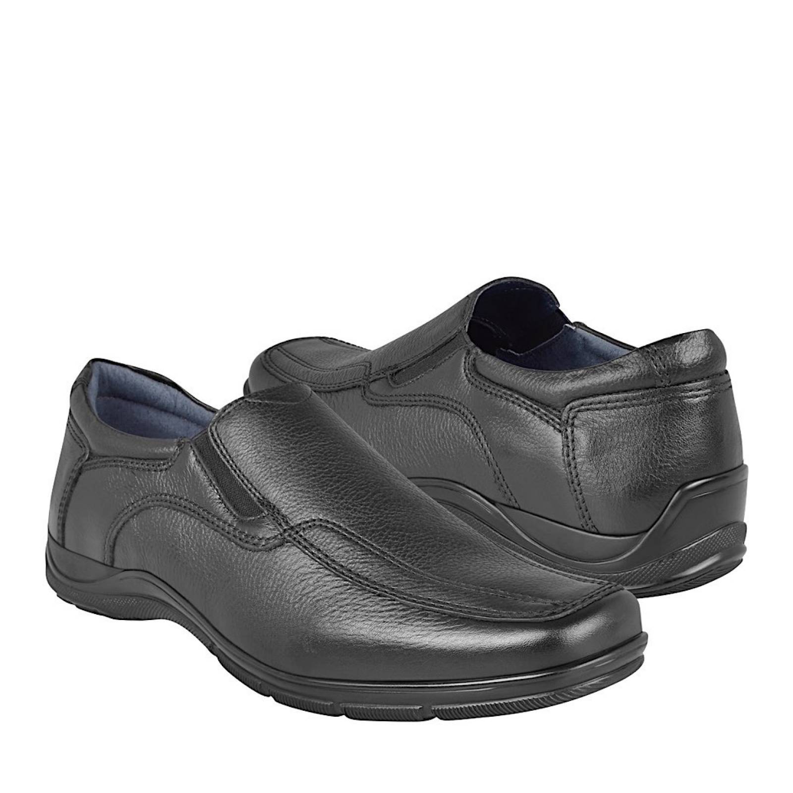 ZAPATOS PARA CABALLERO FLEXI 97906 PIEL NEGRO