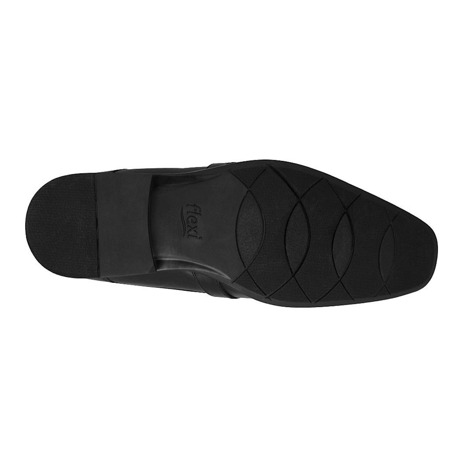 ZAPATOS FLEXI PARA CABALLERO 90704 PIEL NEGRO