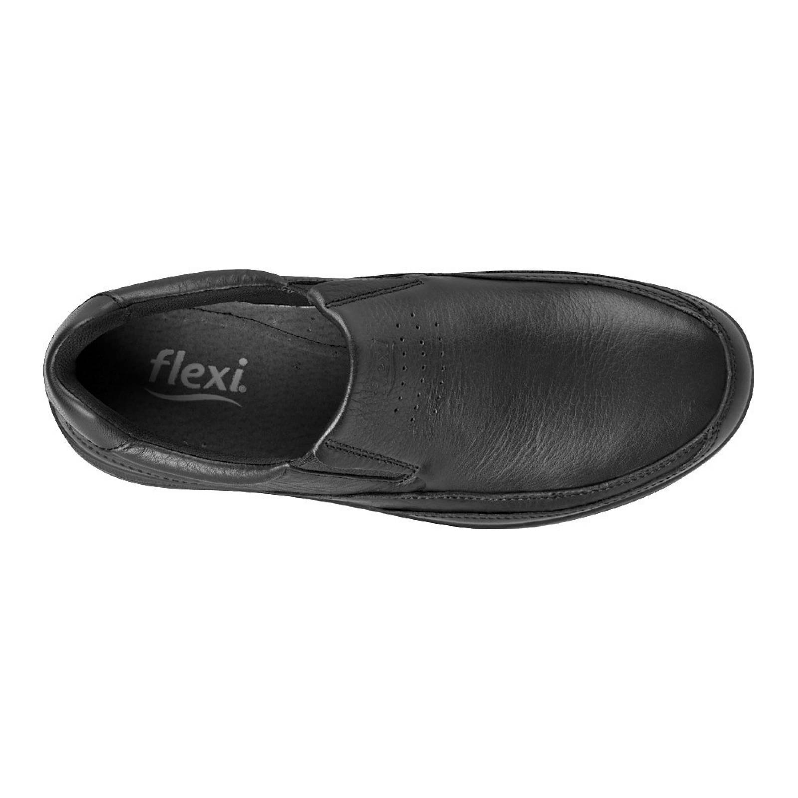 ZAPATOS DE VESTIR PARA CABALLERO FLEXI 50808  NEGRO