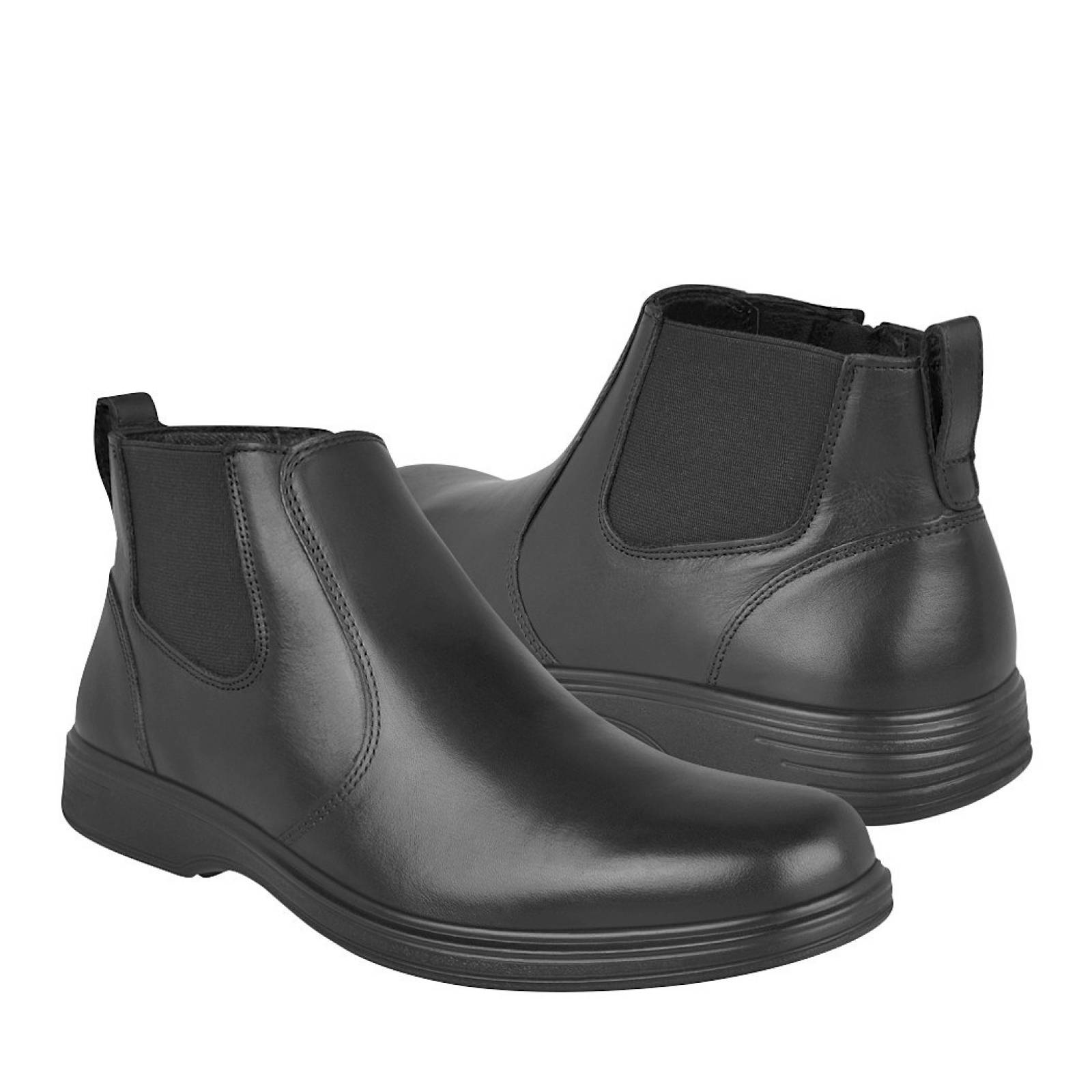 BOTAS CASUALES PARA CABALLERO FLEXI 59305 PIEL NEGRO