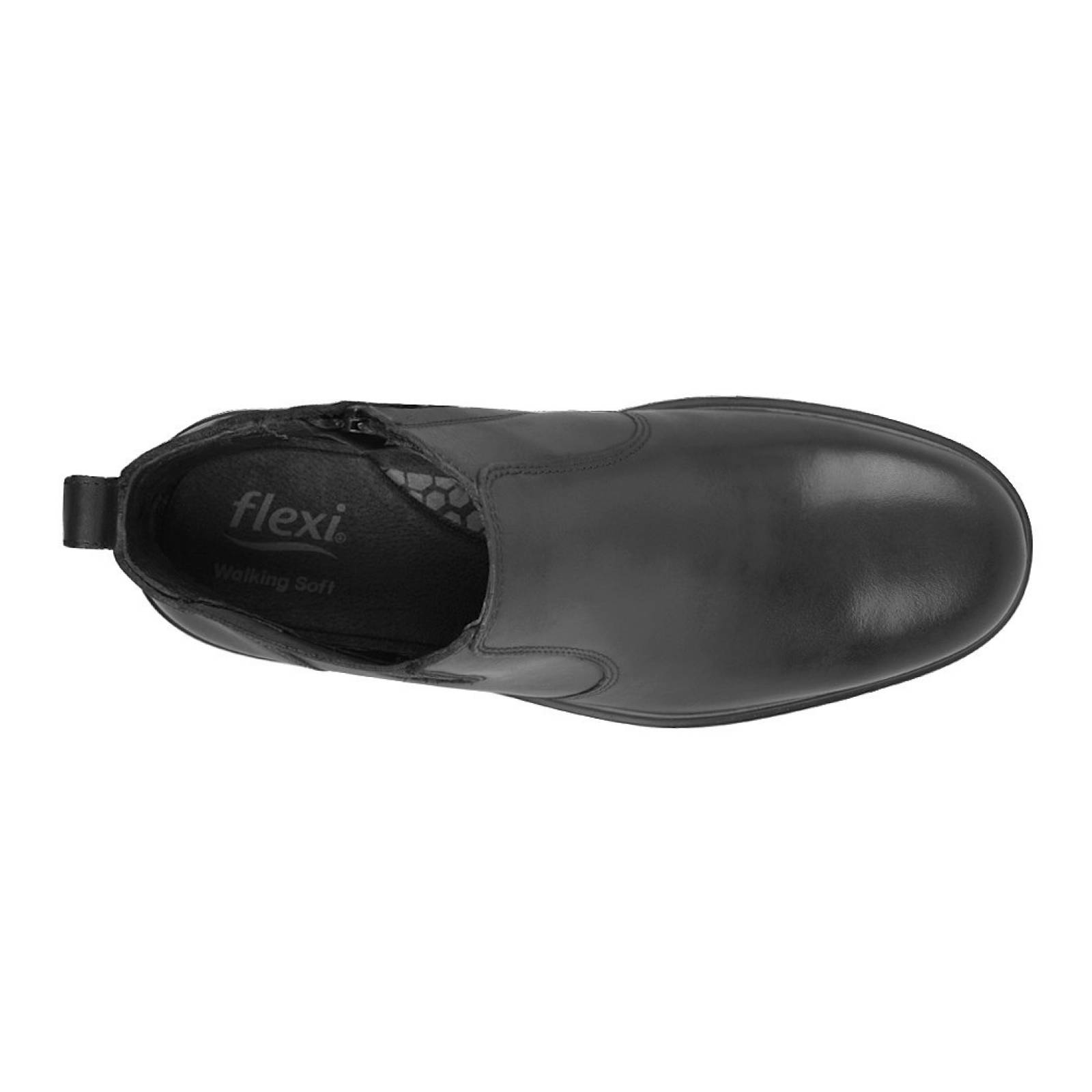 BOTAS CASUALES PARA CABALLERO FLEXI 59305 PIEL NEGRO