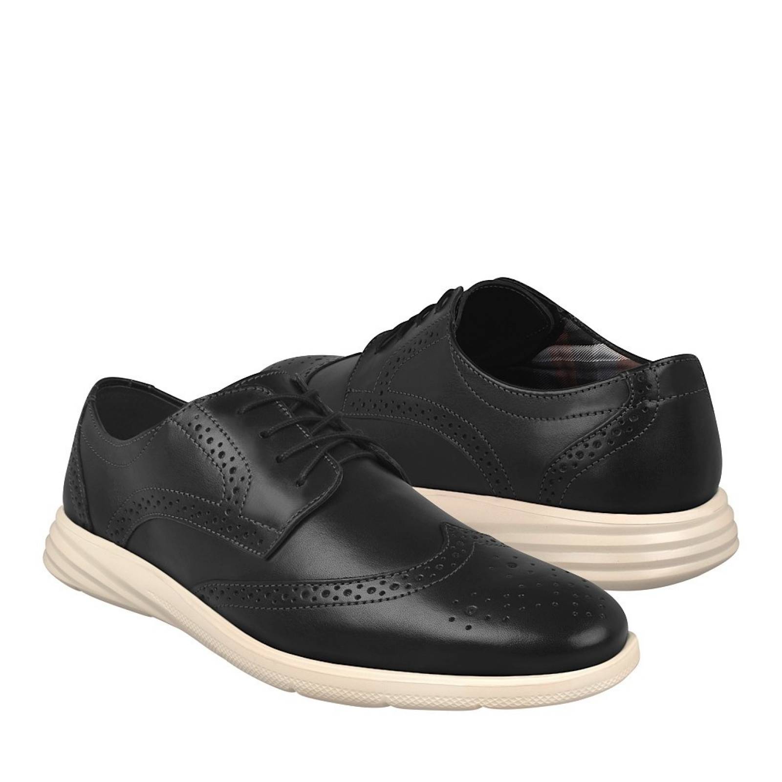 ZAPATOS DE VESTIR PARA CABALLERO FLEXI 95605 NEGRO