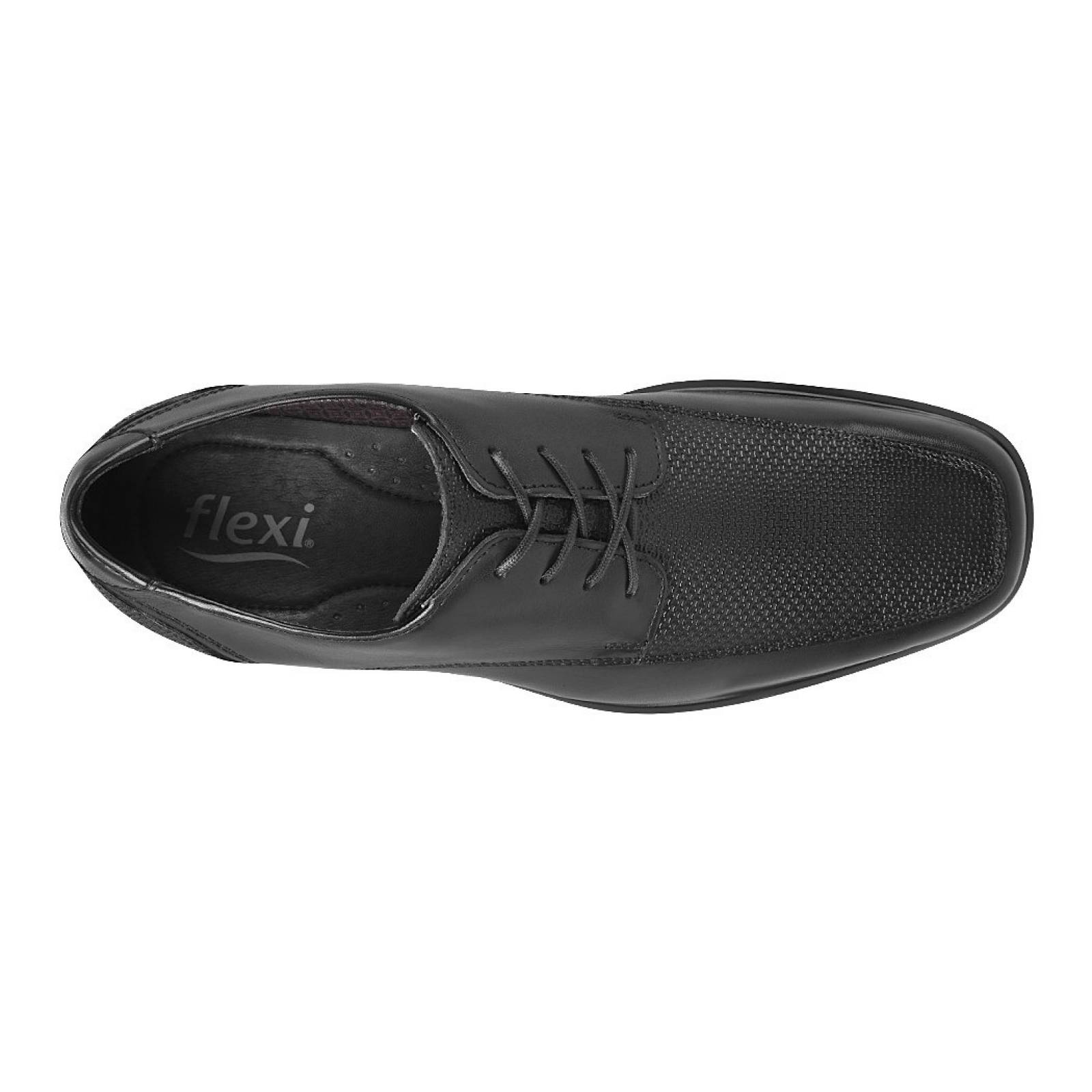 ZAPATOS DE VESTIR PARA CABALLERO FLEXI 400201 NEGRO