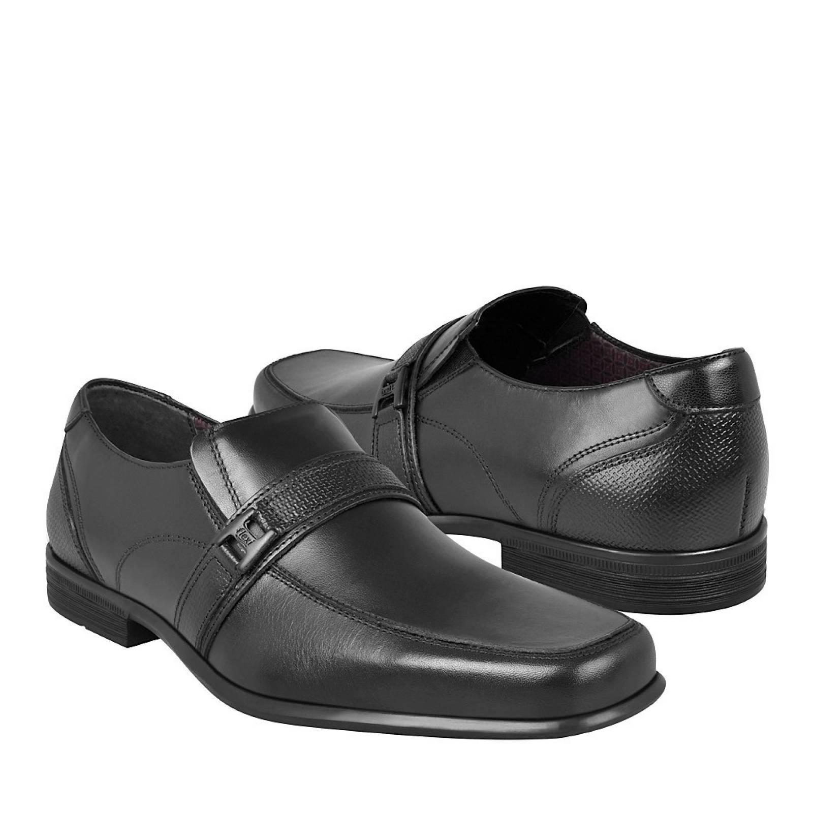 ZAPATOS DE VESTIR PARA CABALLERO FLEXI 400203 NEGRO