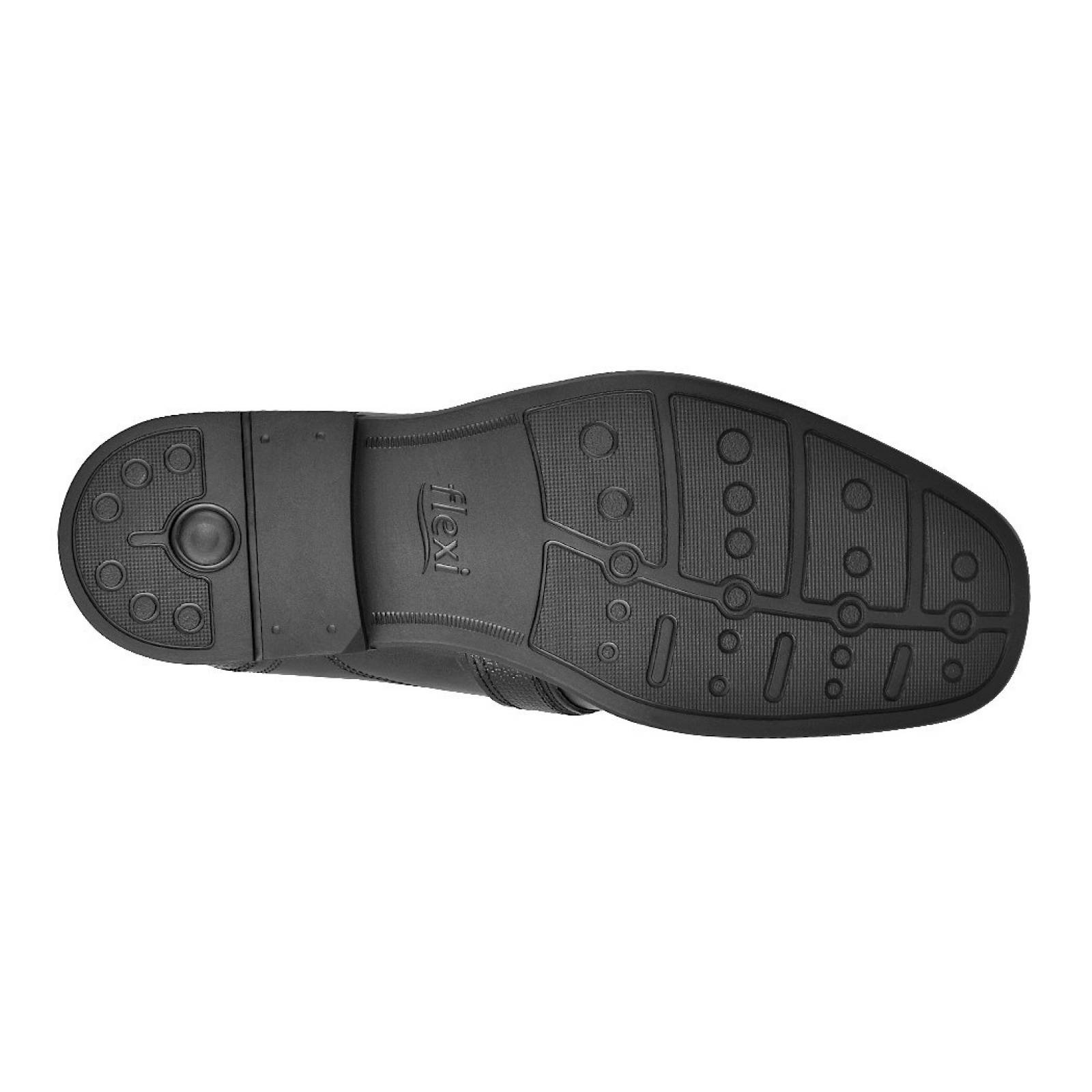 ZAPATOS DE VESTIR PARA CABALLERO FLEXI 400203 NEGRO