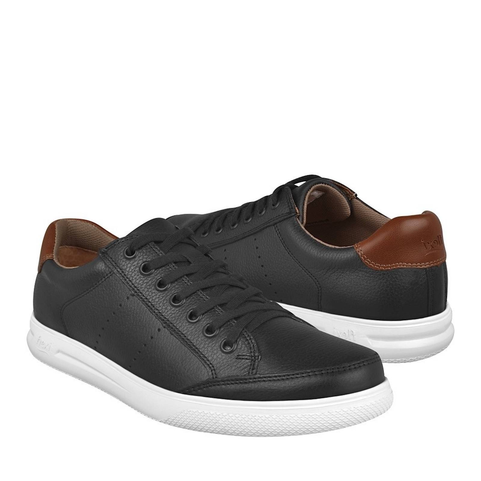 TENIS URBANOS PARA CABALLERO FLEXI 401201 NEGRO