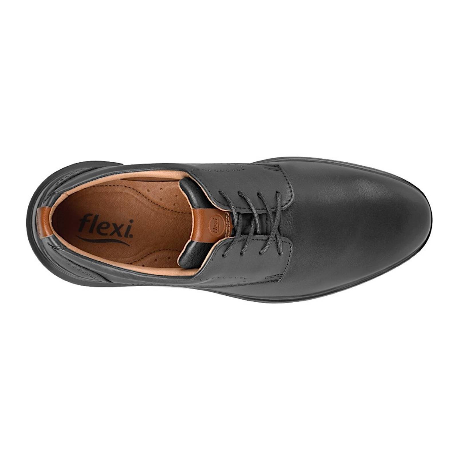 ZAPATOS PARA CABALLERO FLEXI 404901 PIEL NEGRO
