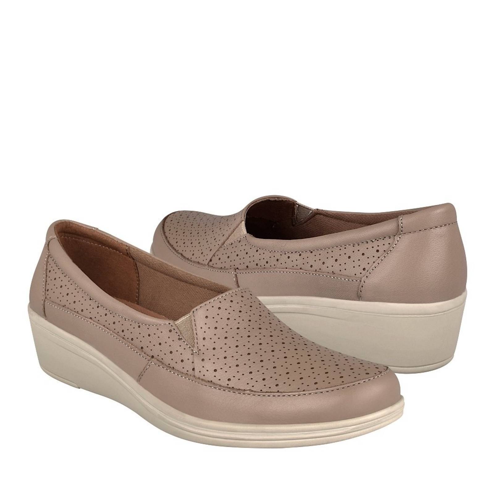 ZAPATOS DE VESTIR PARA DAMA FLEXI 45601 PIEL BEIGE