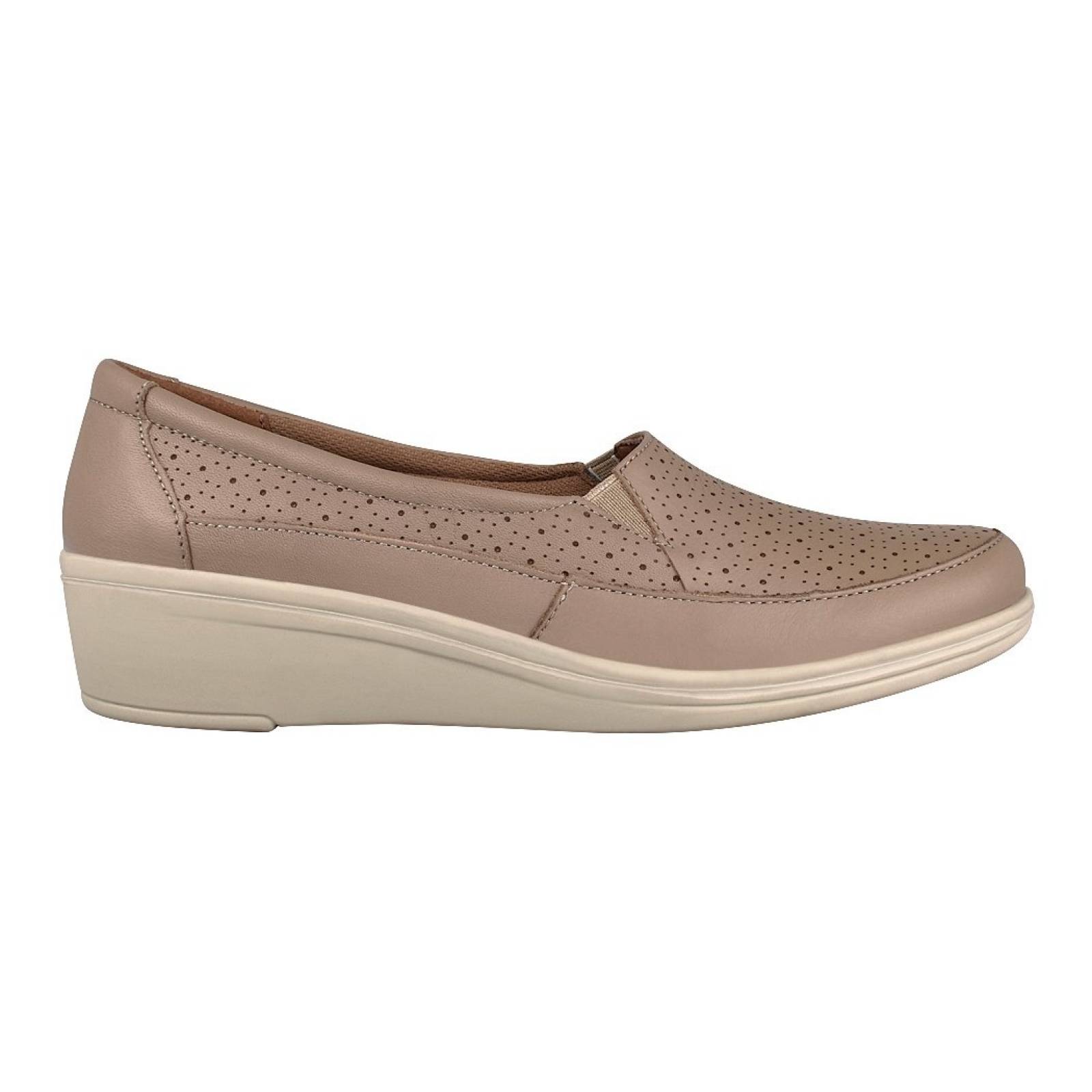 ZAPATOS DE VESTIR PARA DAMA FLEXI 45601 PIEL BEIGE