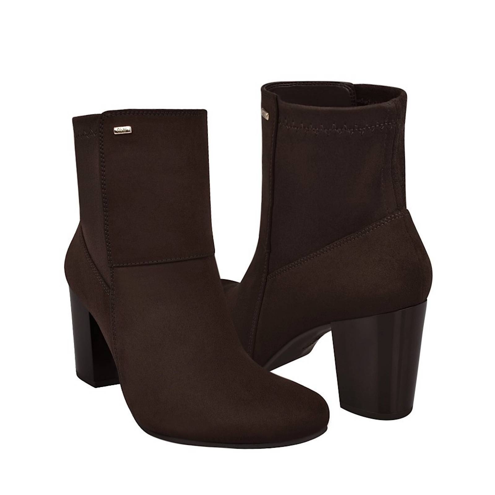 BOTAS DE VESTIR PARA DAMA FLEXI 37907 CAFÉ