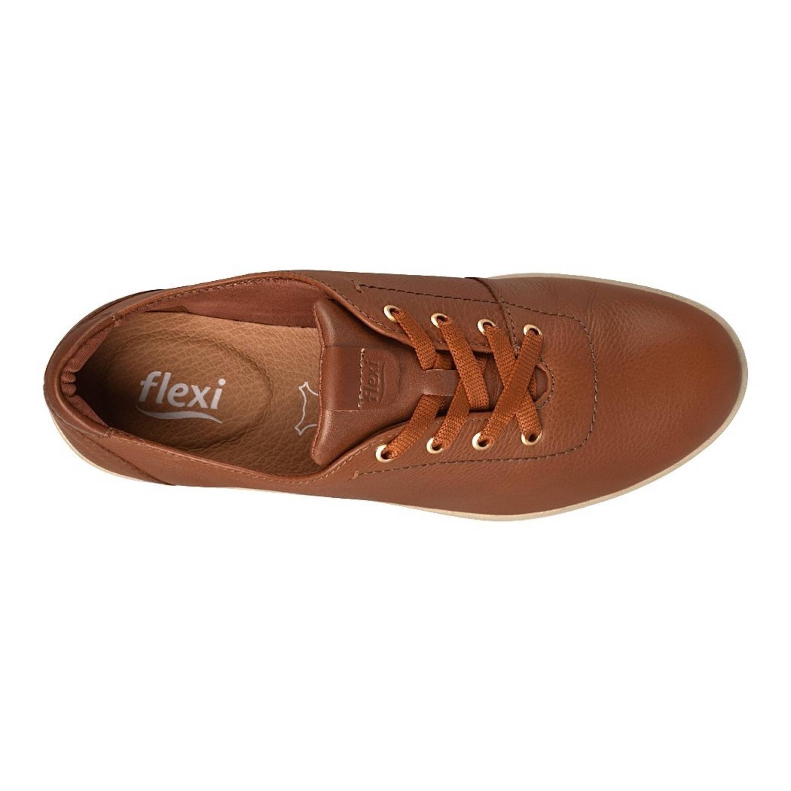 ZAPATOS CASUALES PARA DAMA FLEXI 101901 CAFÉ