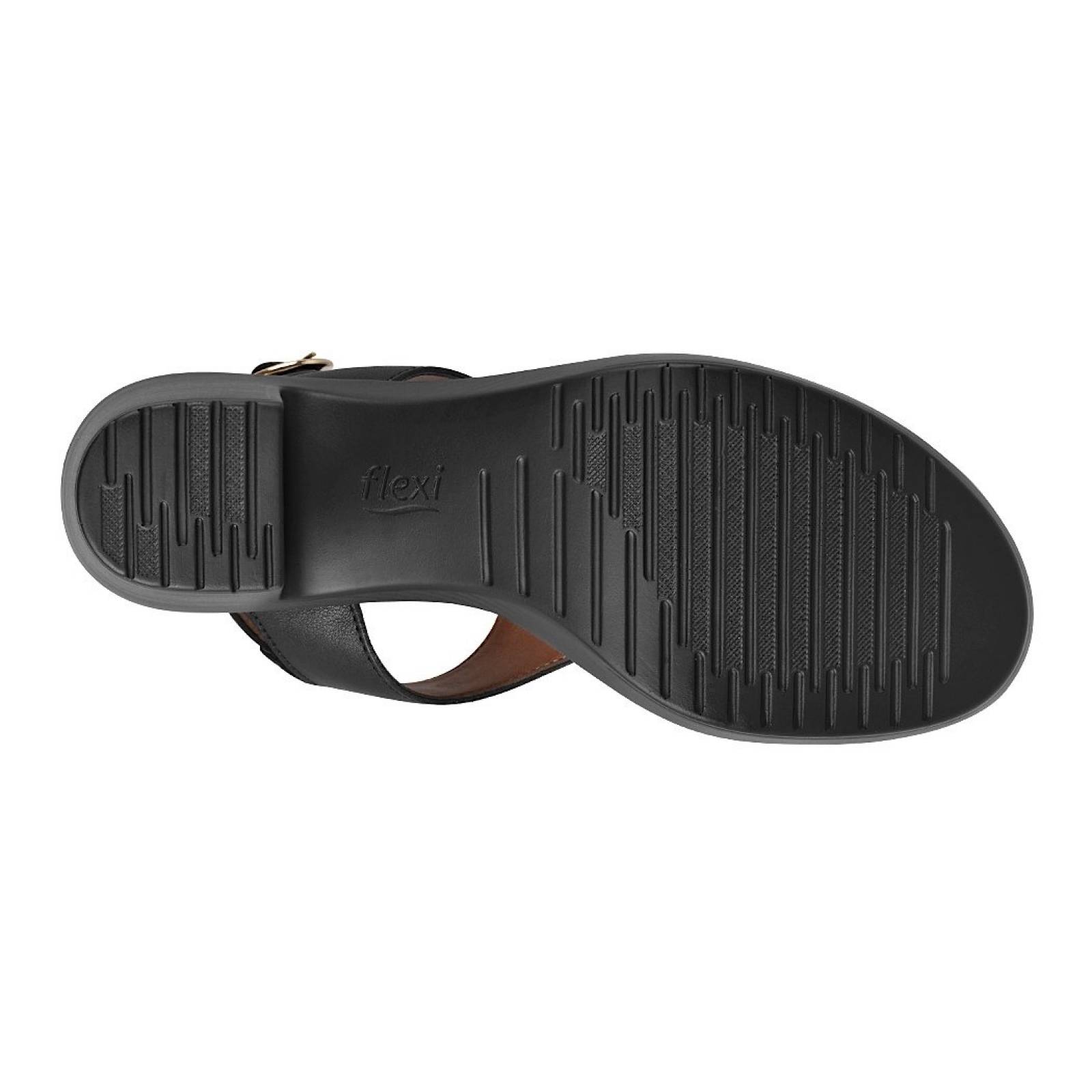 SANDALIAS CASUALES PARA DAMA FLEXI 102901 NEGRO