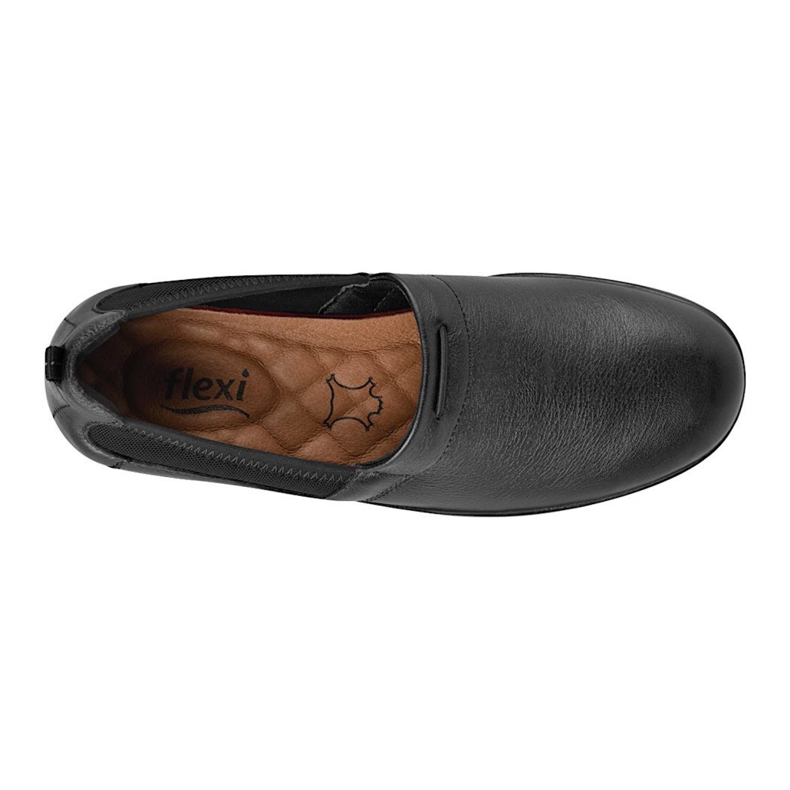 ZAPATOS PARA DAMA FLEXI 45606 PIEL NEGRO
