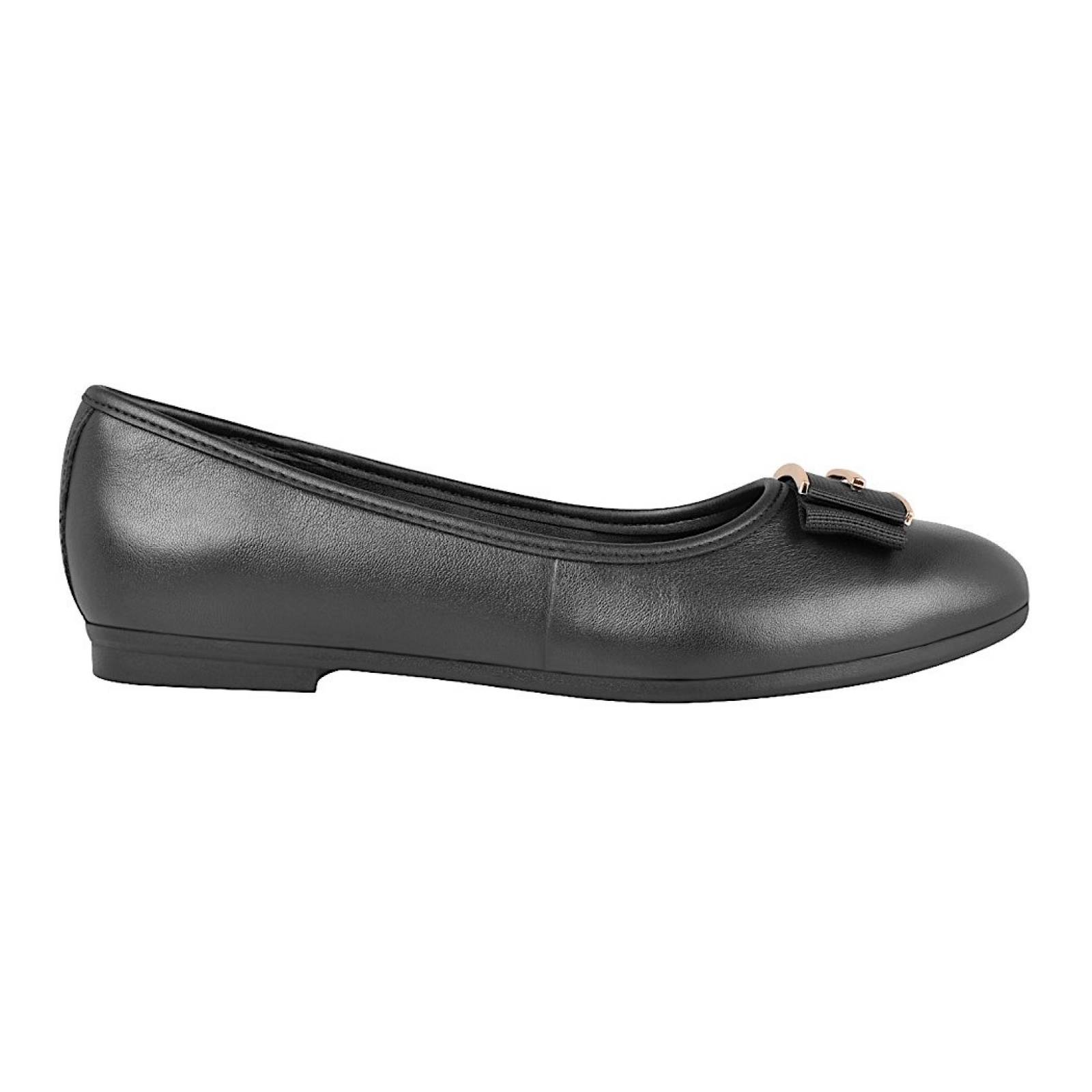 ZAPATOS CASUALES PARA DAMA FLEXI 101705 PIEL NEGRO