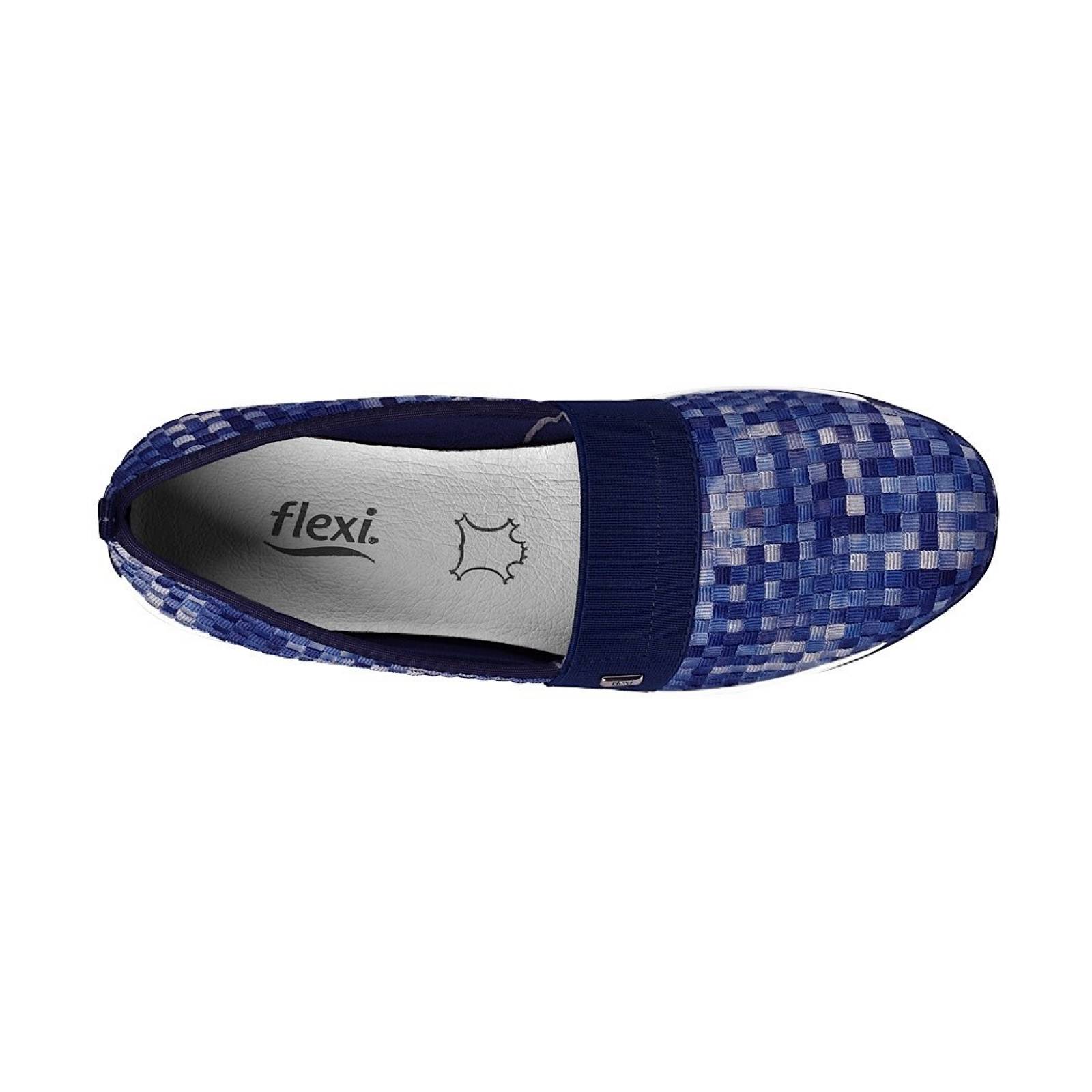 TENIS CASUALES PARA DAMA FLEXI  28305 AZUL