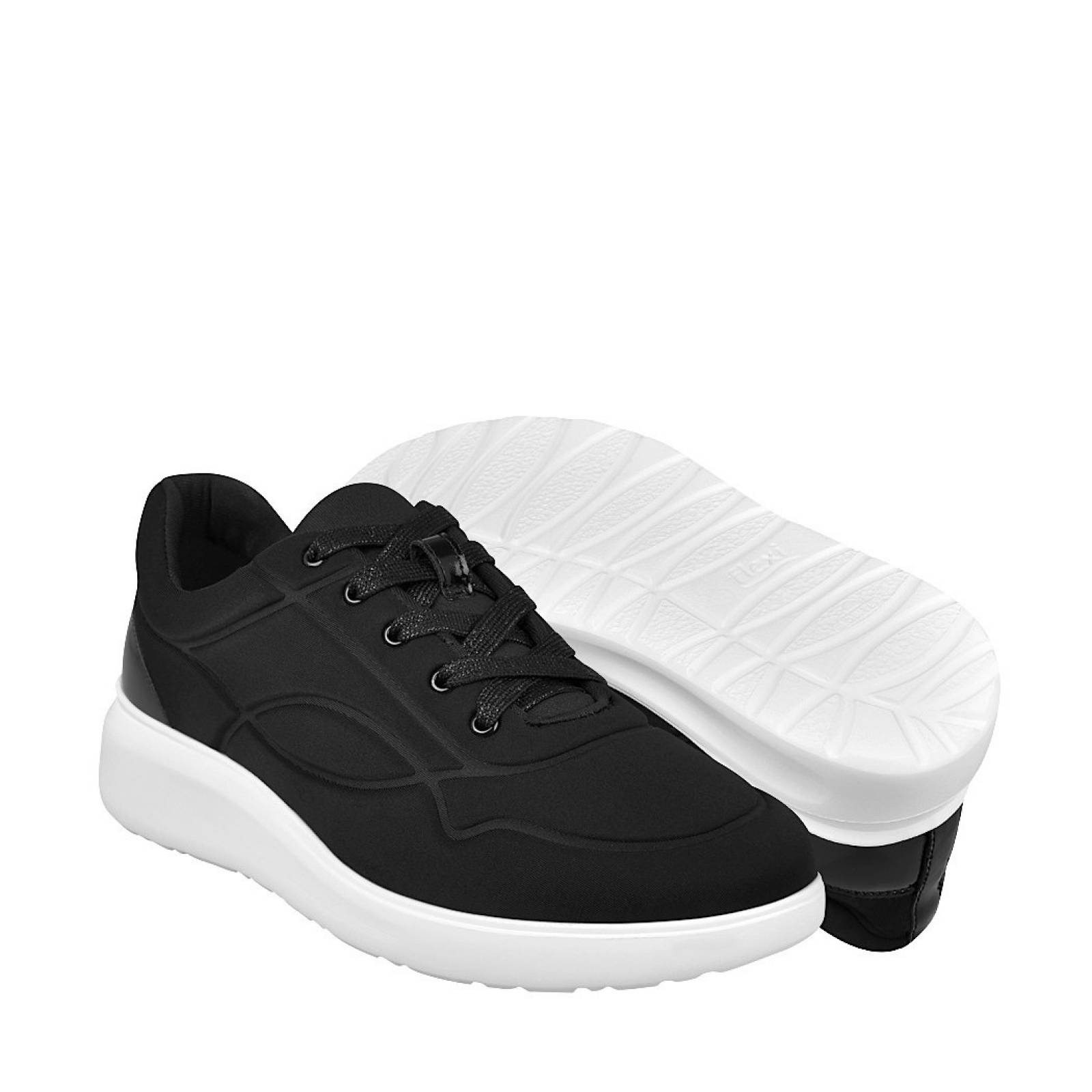 TENIS CASUALES PARA DAMA FLEXI 101402 NEGRO