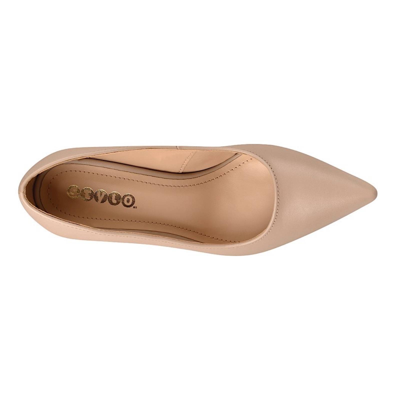 TACONES PARA DAMA STYLO 97805 SIMIPIEL BEIGE