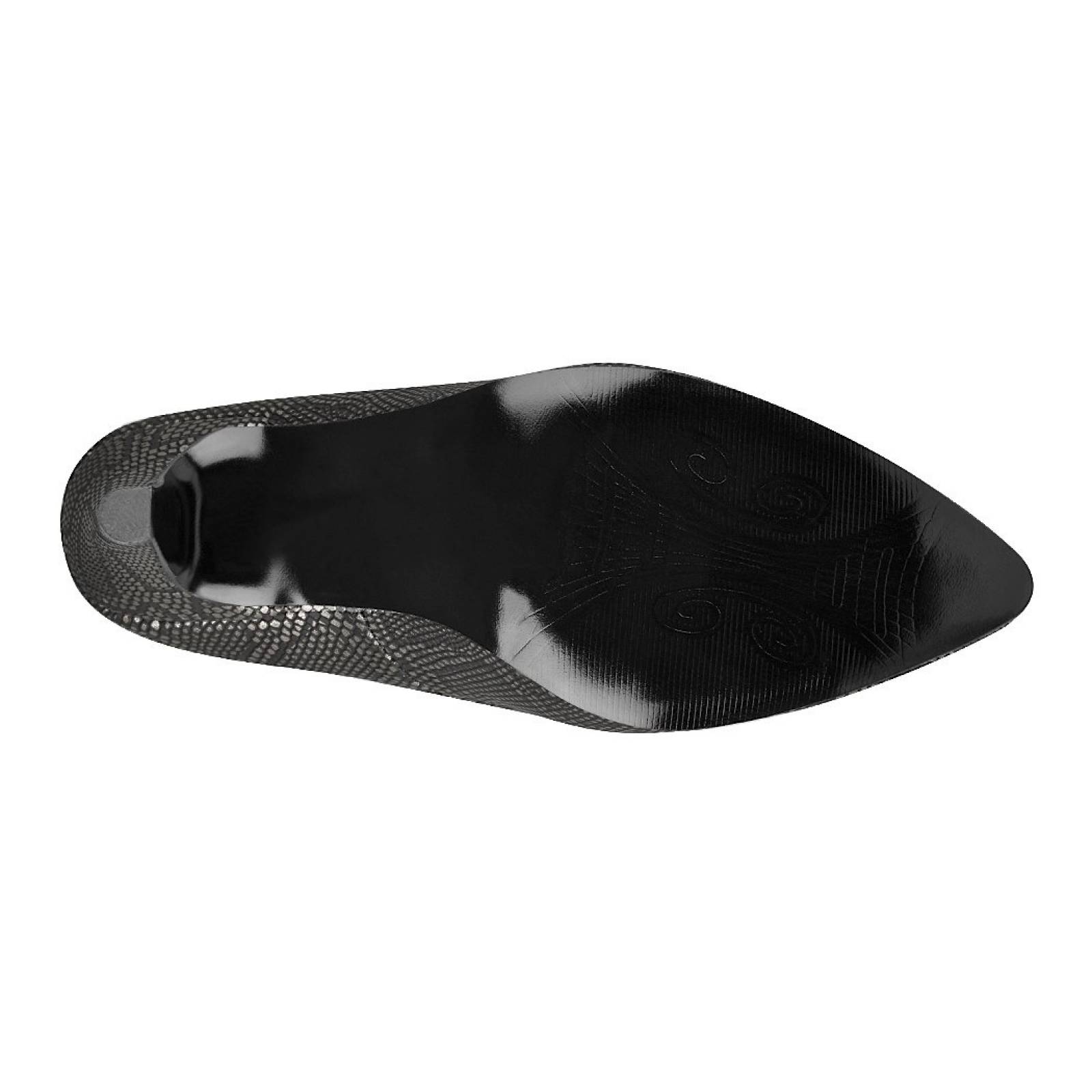 TACONES DE FIESTA PARA DAMA STYLO 9030 NEGRO PLATA