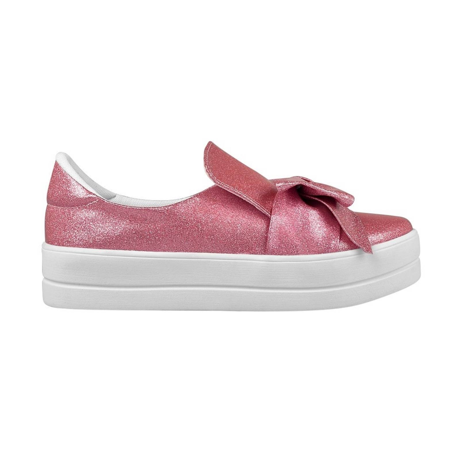 TENIS CASUALES PARA DAMA STYLO 3322 ROSA