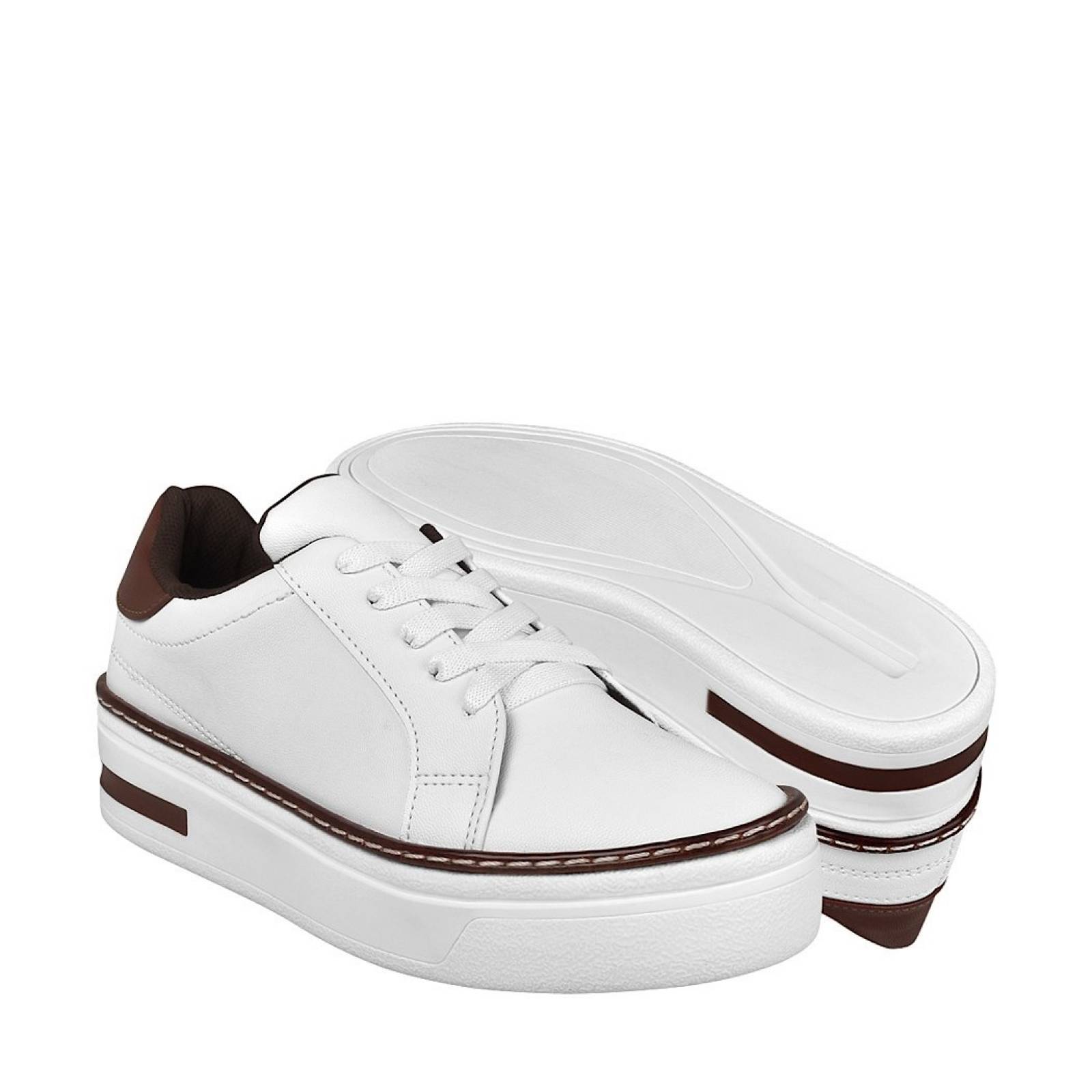 TENIS CASUALES PARA DAMA STYLO 8085 BLANCO