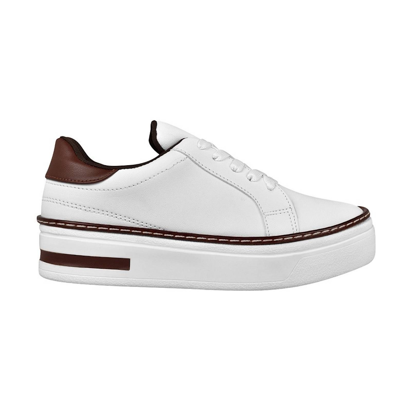 TENIS CASUALES PARA DAMA STYLO 8085 BLANCO