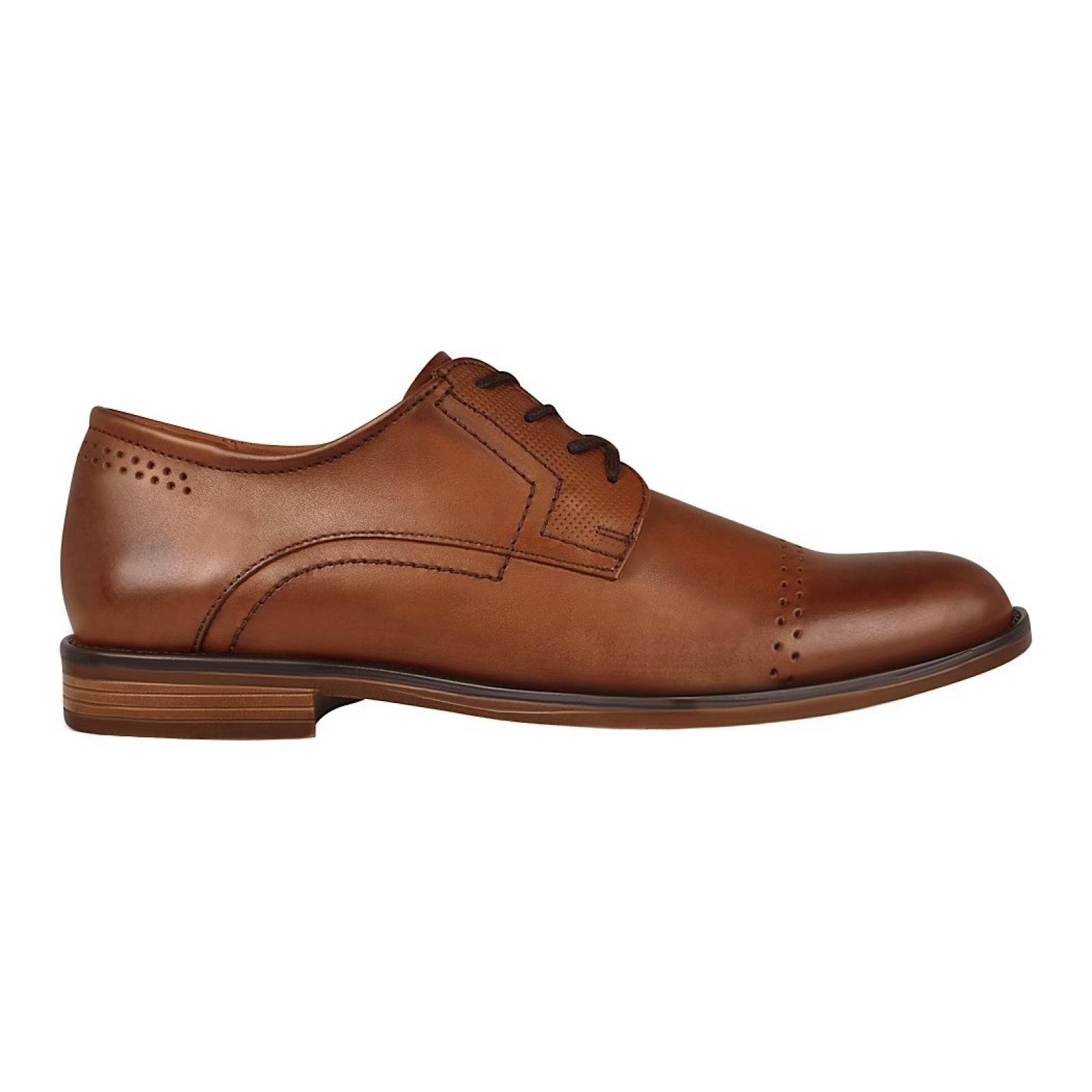 ZAPATOS DE VESTIR  PARA CABALLERO STYLO 1450-CP PIEL CAFE