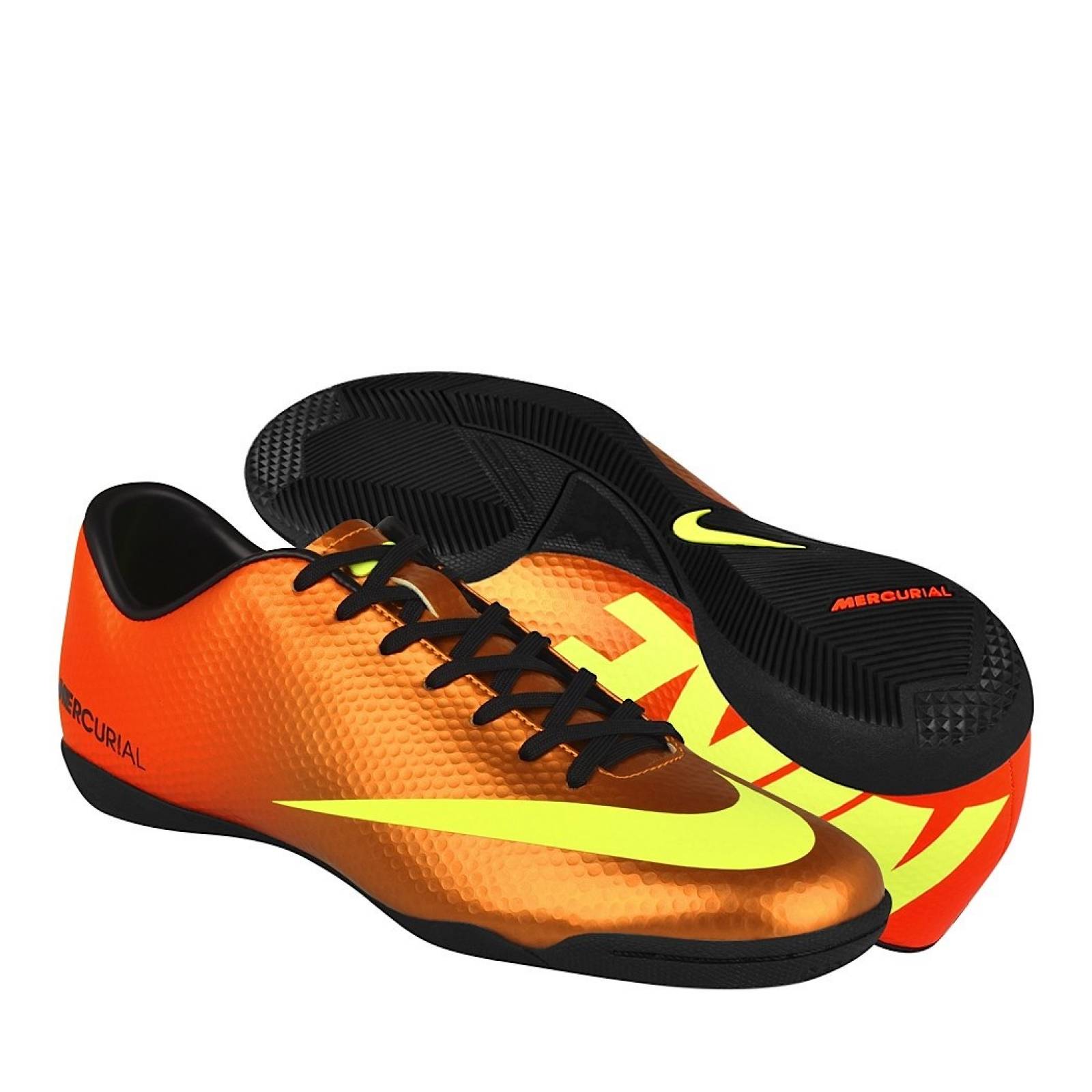 Tenis de fut 7 Nike hombre simipiel naranja 555614778