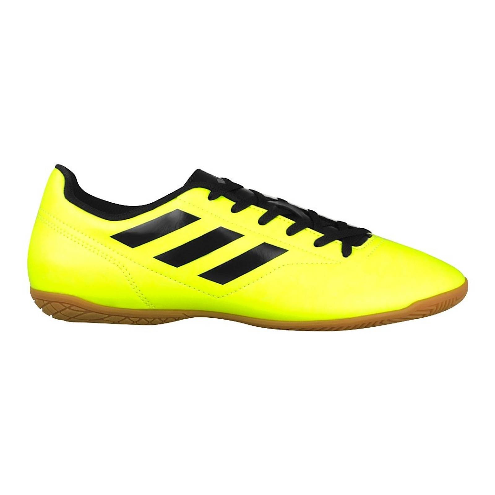 Tenis de fútbol Adidas para hombre simipiel amarillo con negro AQ4323
