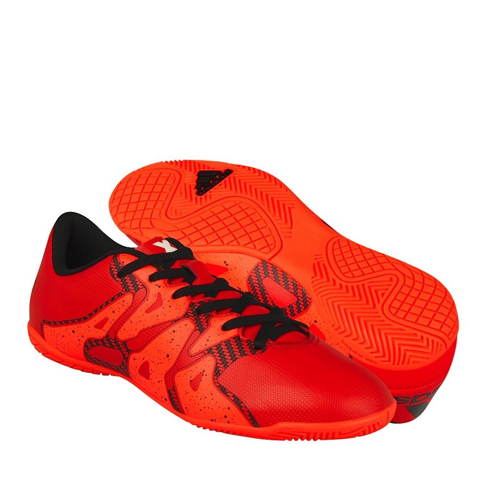 Tenis fútbol Adidas hombre naranja-negro S83169