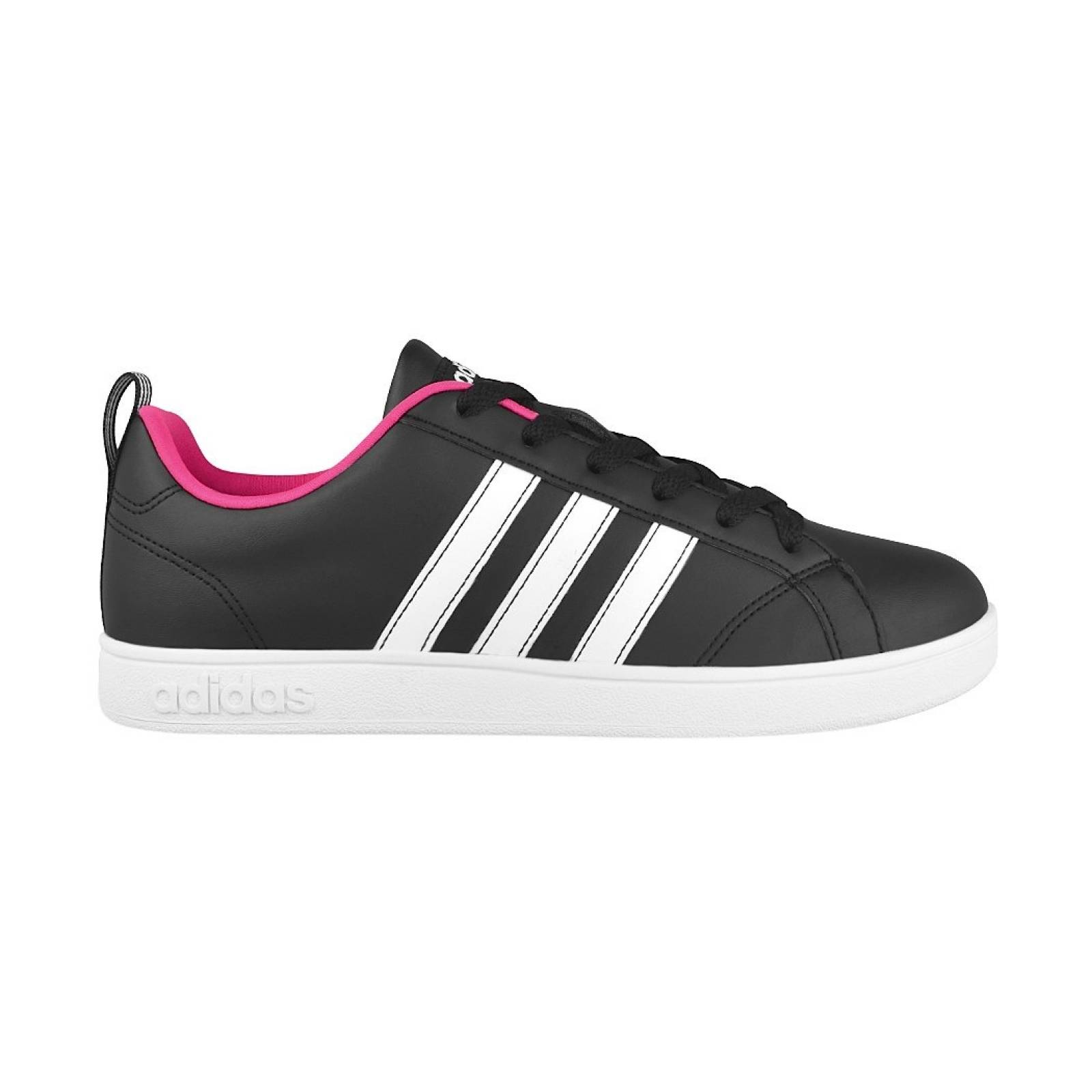 Tenis casuales Adidas mujer simipel blanco rosa BB9623