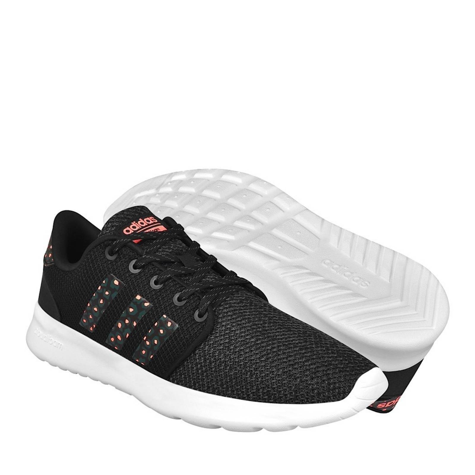 TENIS CASUALES ADIDAS QT RACER PARA DAMA EH1178 NEGRO