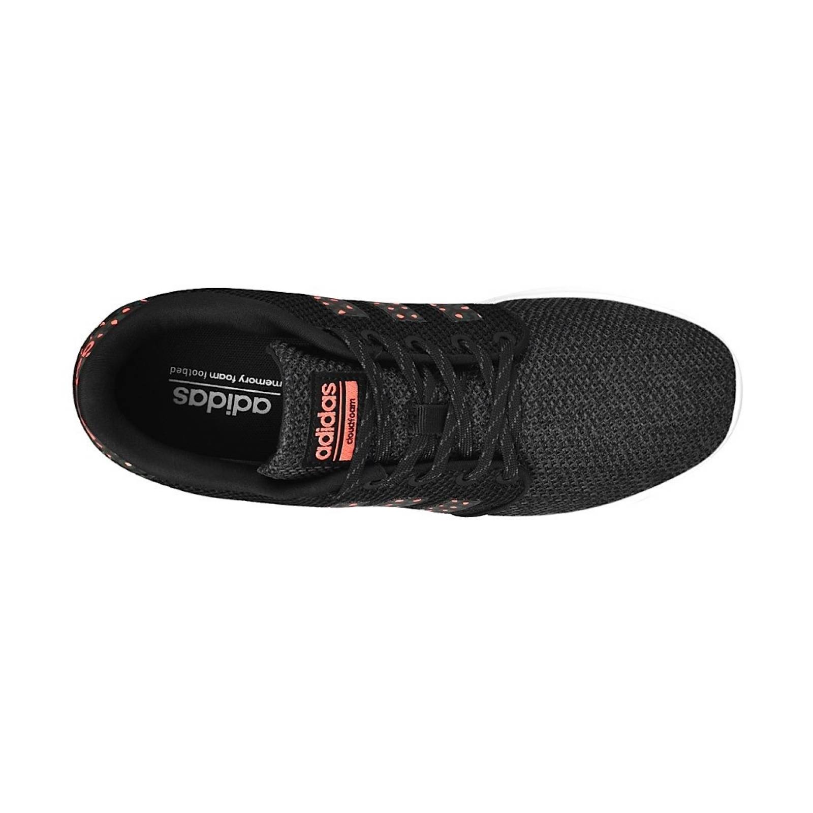 TENIS CASUALES ADIDAS QT RACER PARA DAMA EH1178 NEGRO
