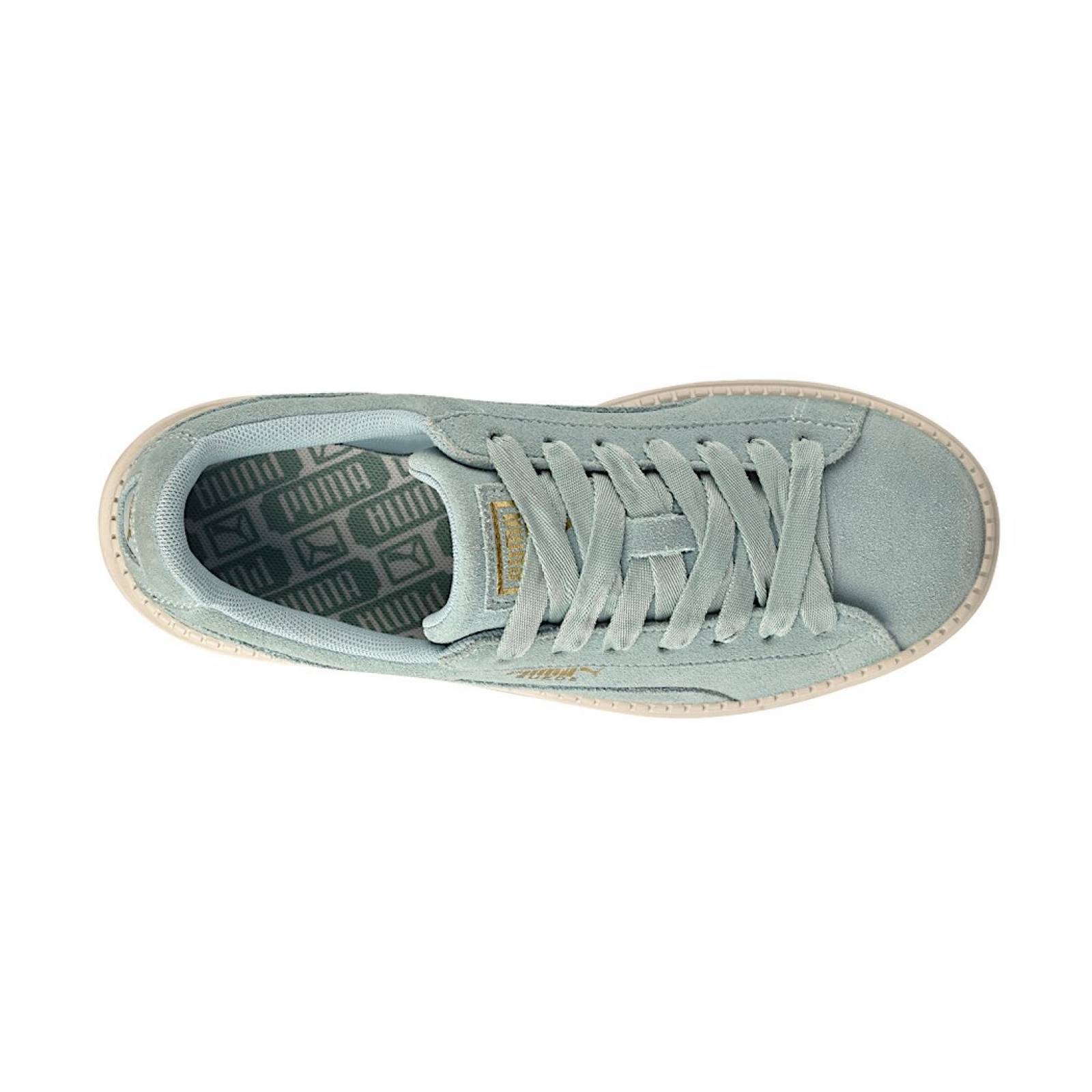 TENIS CASUALES PARA MUJER PUMA 36583004 GAMUZA VERDE