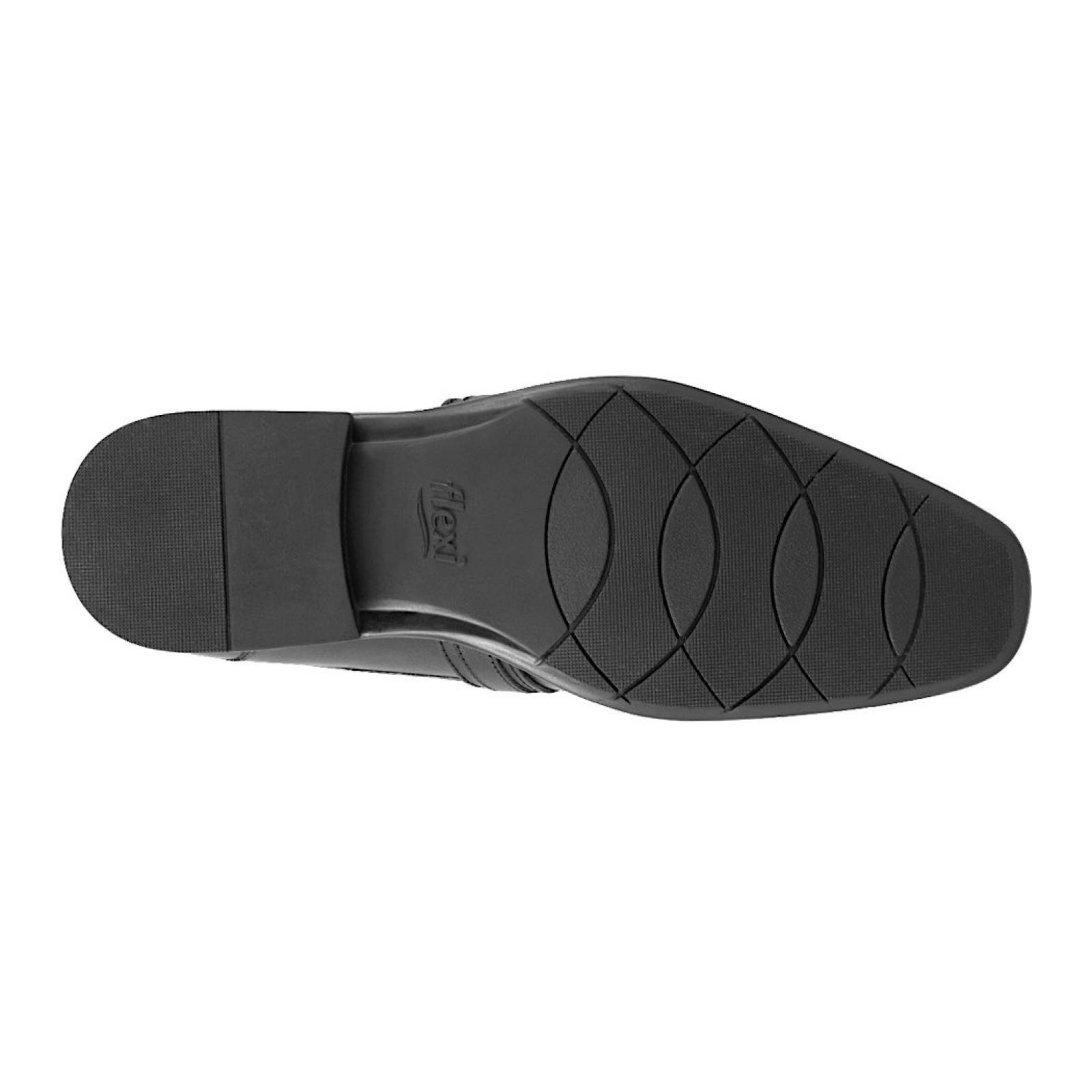 ZAPATOS PARA CABALLERO FLEXI 90711 PIEL NEGRO
