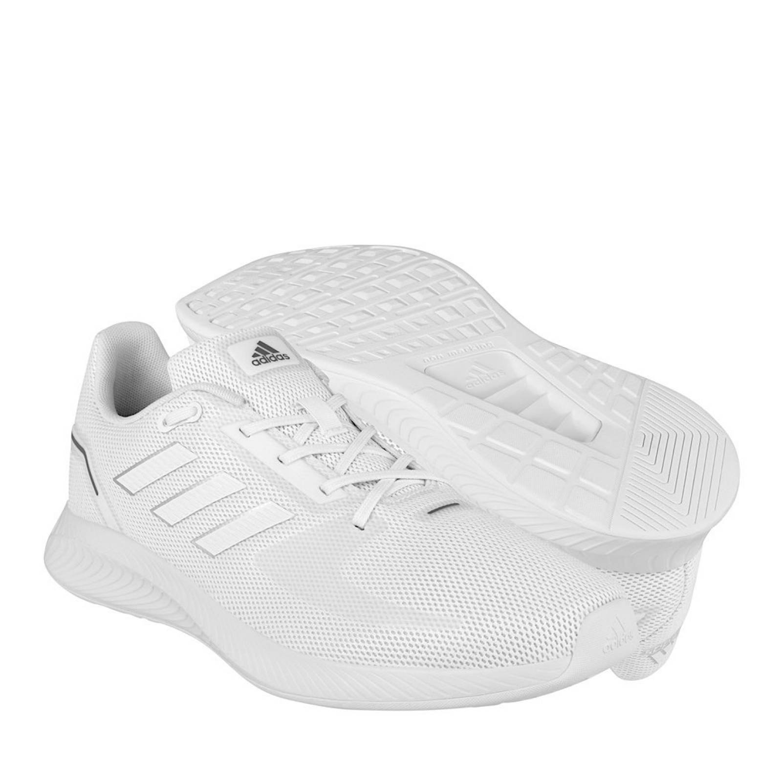 TENIS HOMBRE CORRER ADIDAS RUNFALCON FY9612 TEXTIL BLANCO