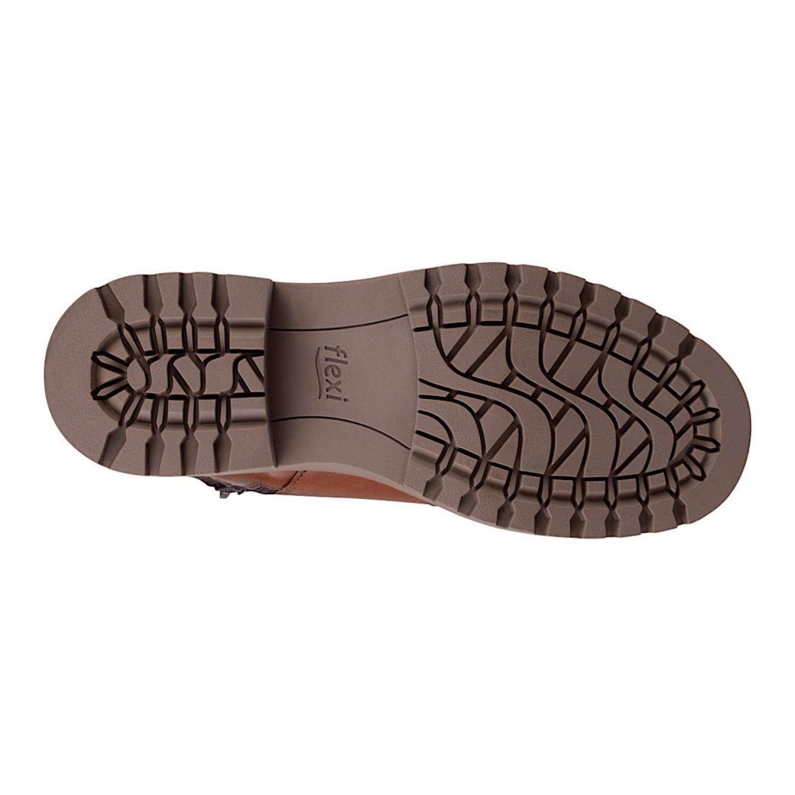 BOTAS CASUALES PARA DAMA FLEXI 37811 PIEL CAFÉ