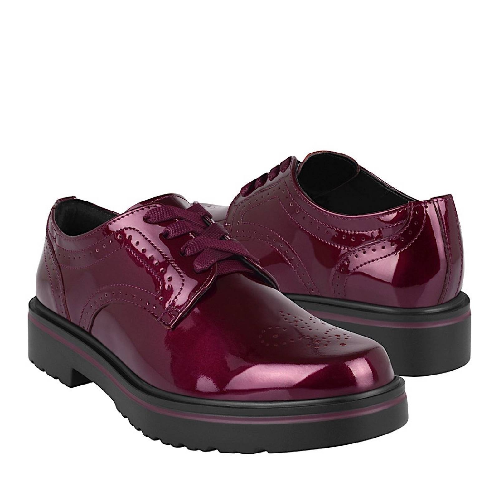 ZAPATOS CASUALES DAMA FLEXI CHAROL 32904 VINO