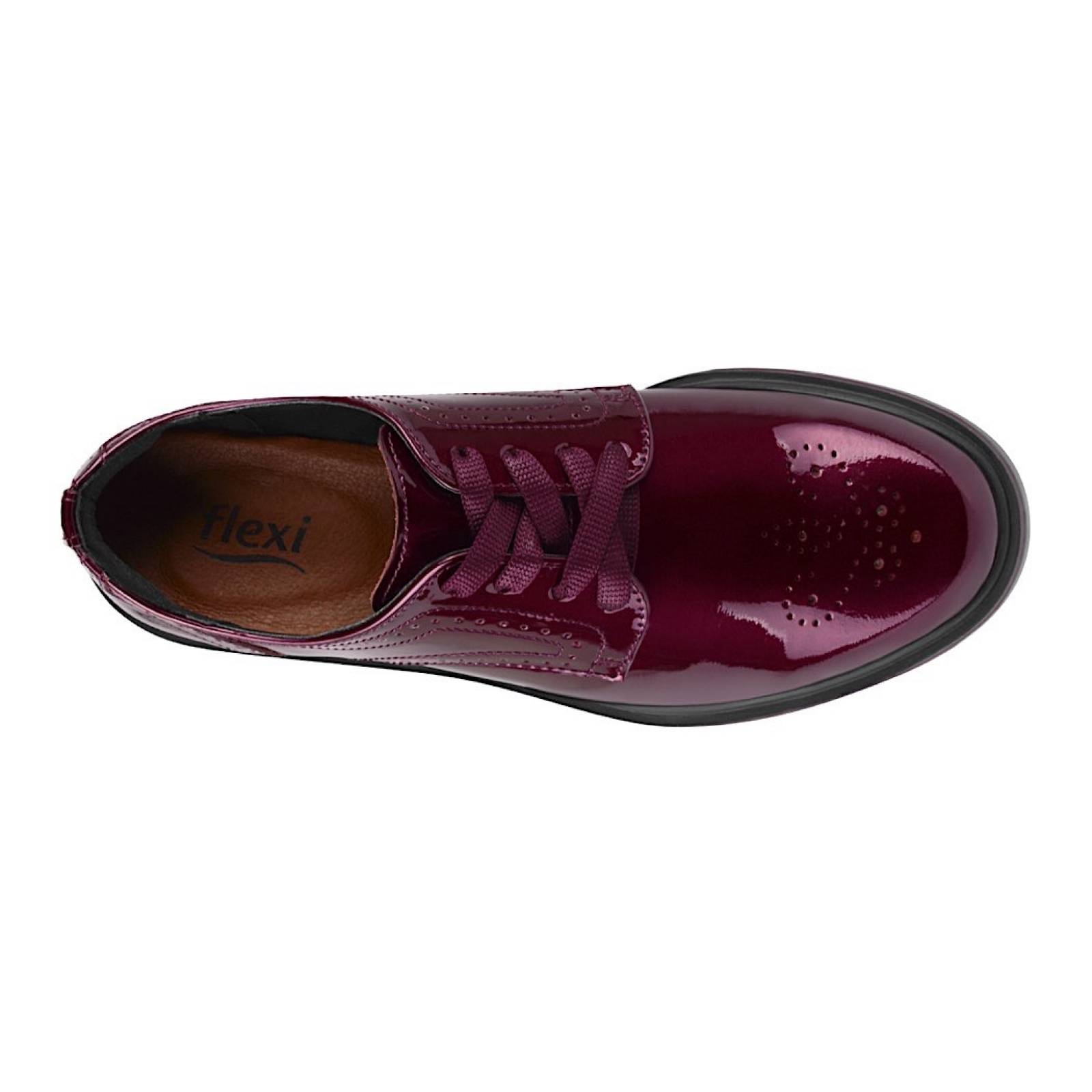 ZAPATOS CASUALES DAMA FLEXI CHAROL 32904 VINO