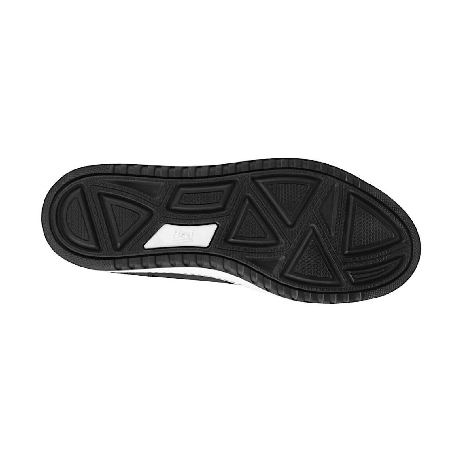 TENIS CASUALES PARA DAMA FLEXI 103501 PIEL NEGRO