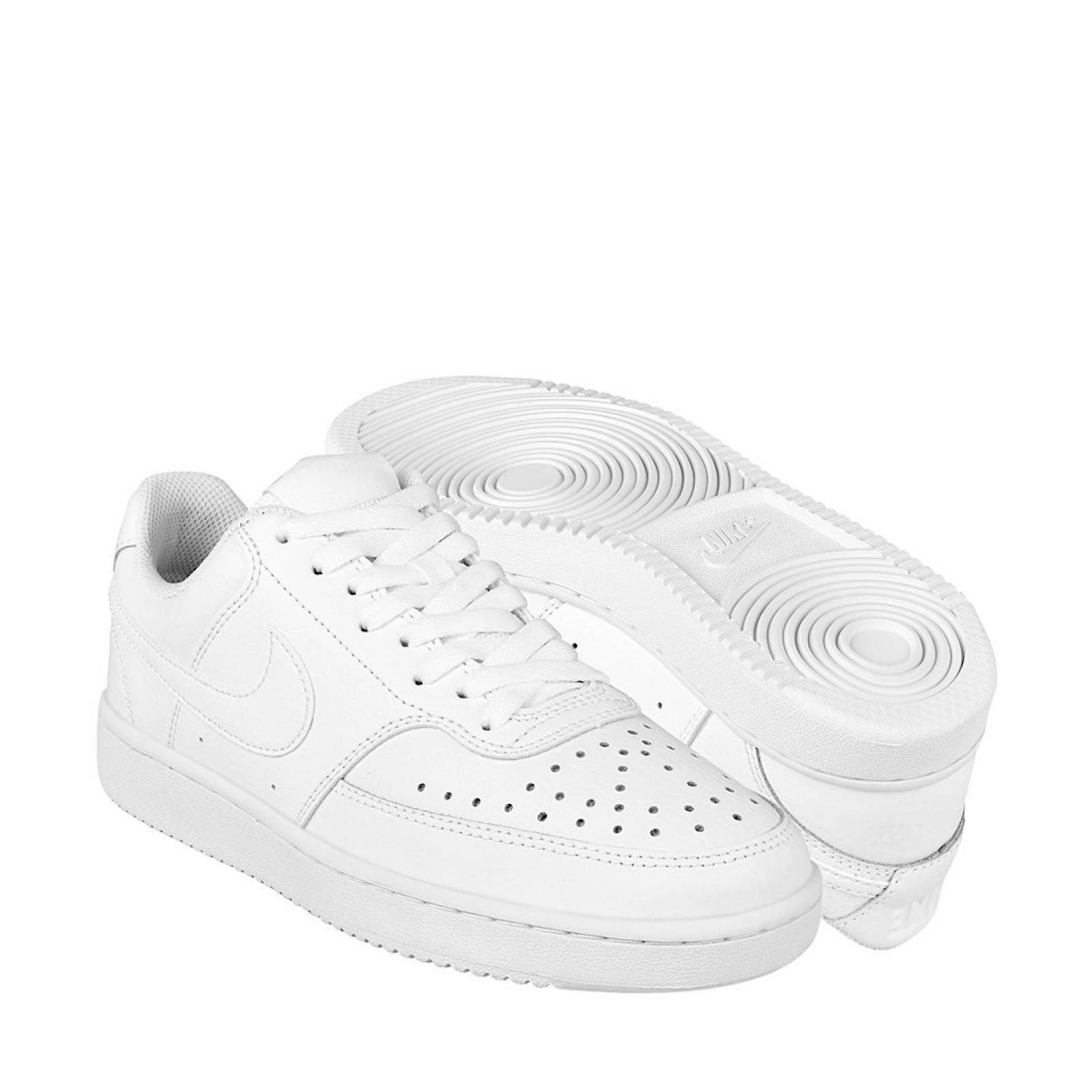 TENIS CASUALES DAMA NIKE COURT VISION CD5434-100 PIEL BLANCO