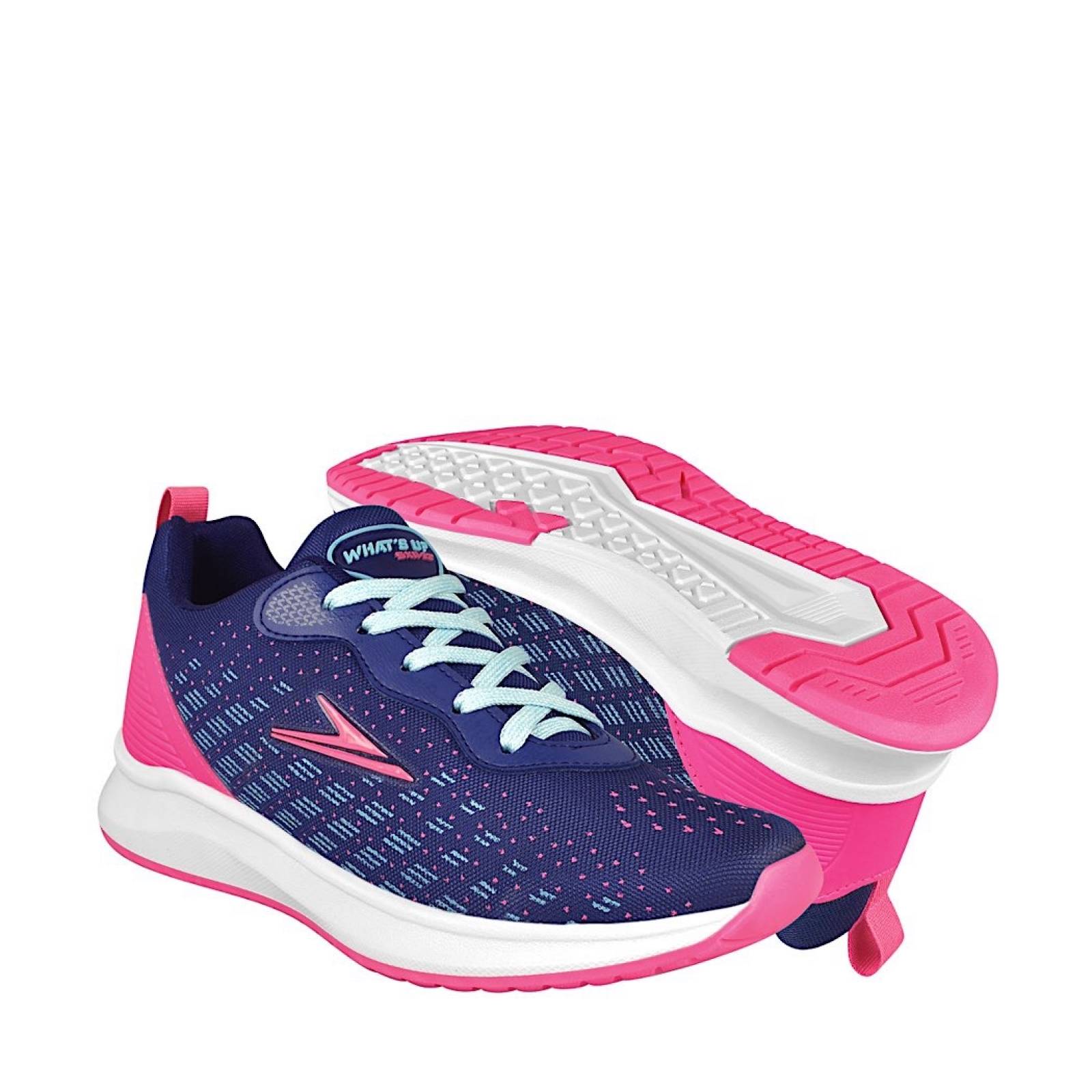 TENIS CASUALES PARA DAMA WHAT´S UP SXR-32 300-272 TEX AZUL
