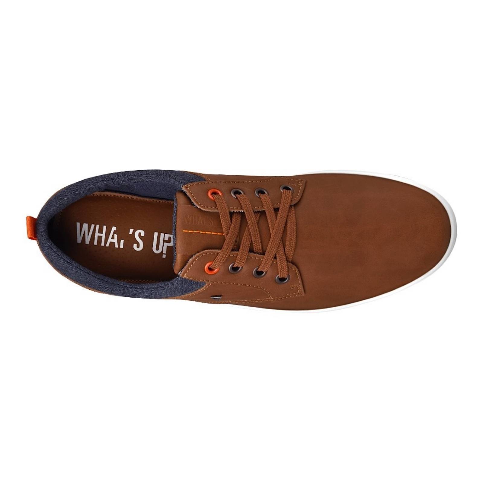 ZAPATOS CASUALES PARA CABALLERO WHAT´S UP 0418-31 CAFÉ