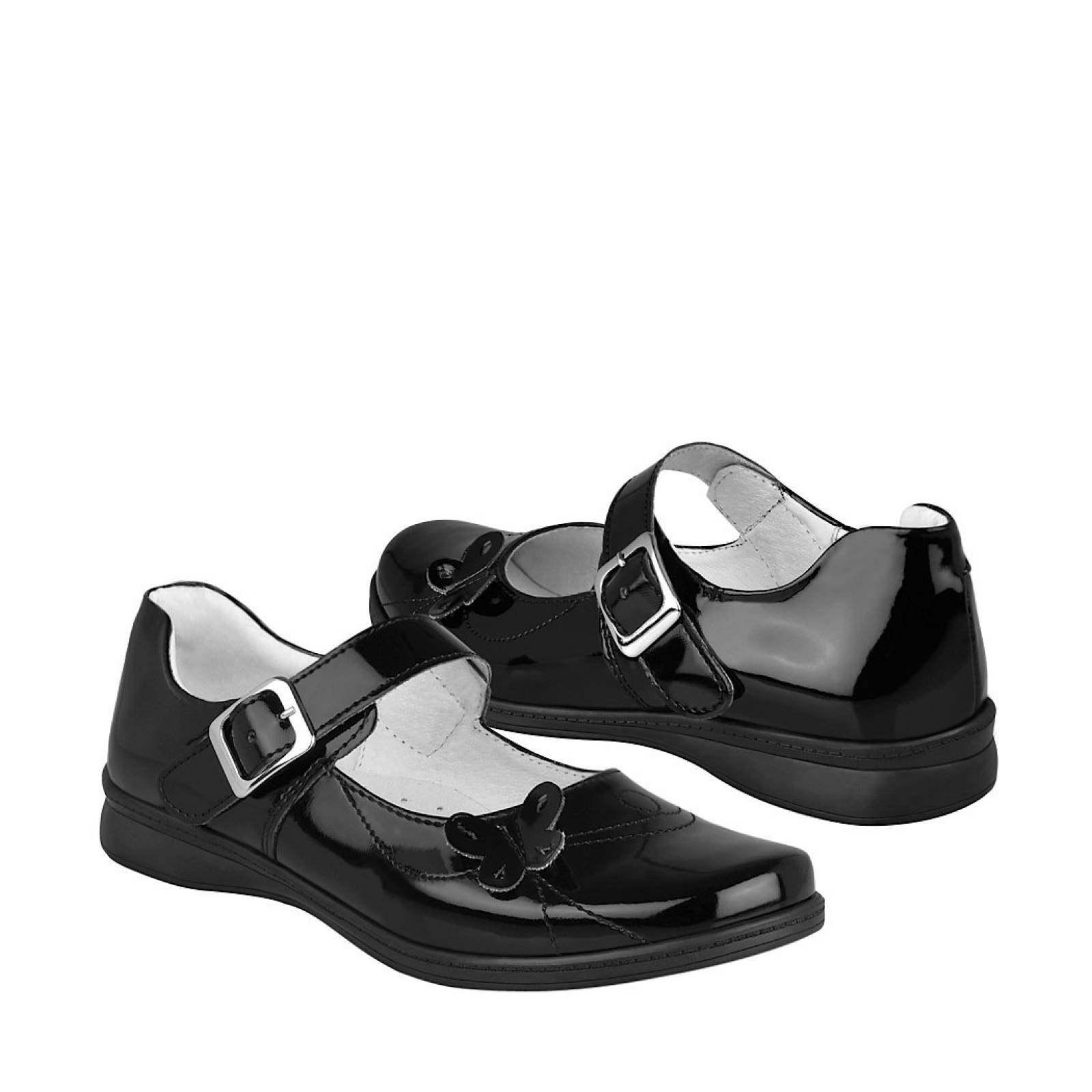 ZAPATOS STYLO 1148 2-4 CHAROL NEGRO