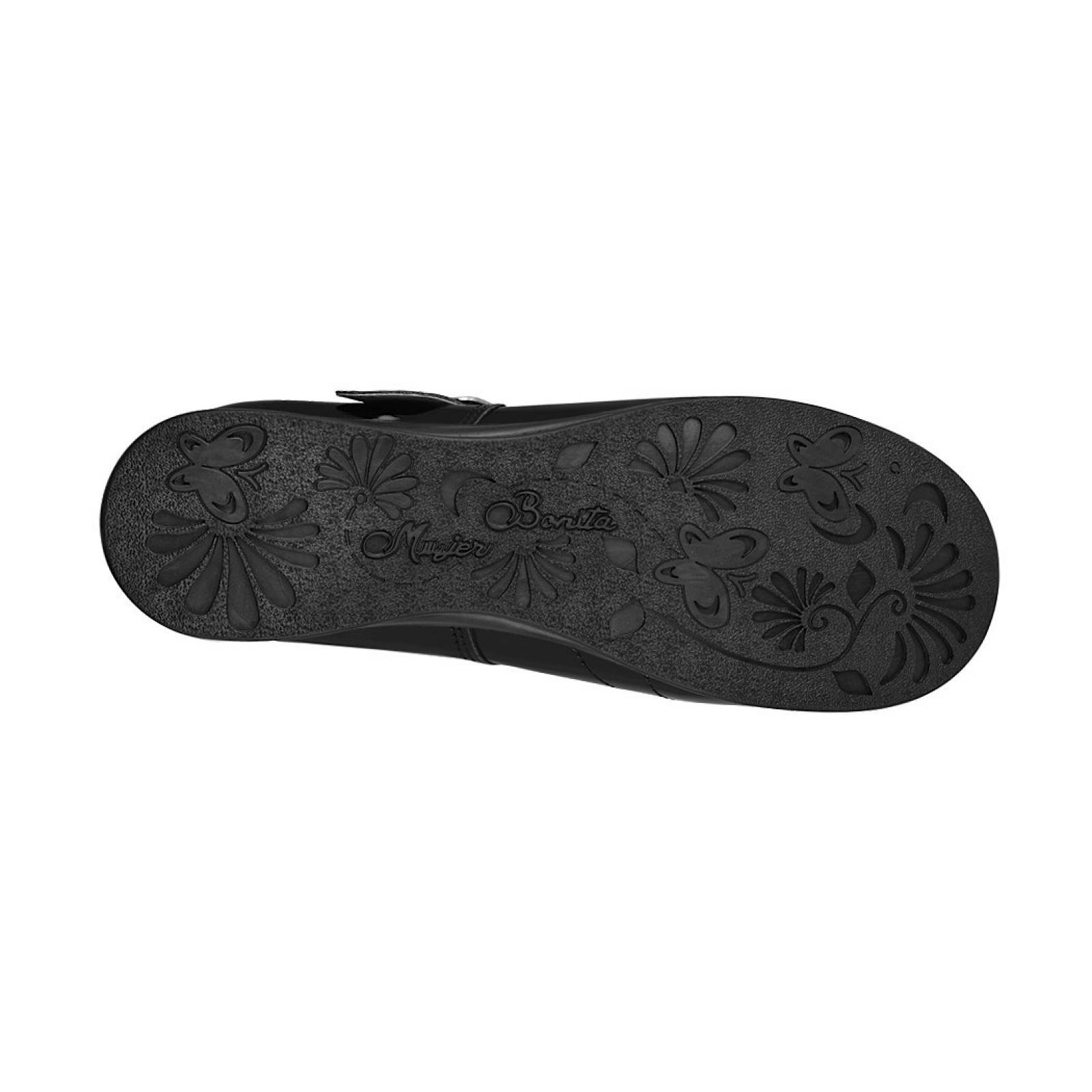 ZAPATOS STYLO 1148 2-4 CHAROL NEGRO