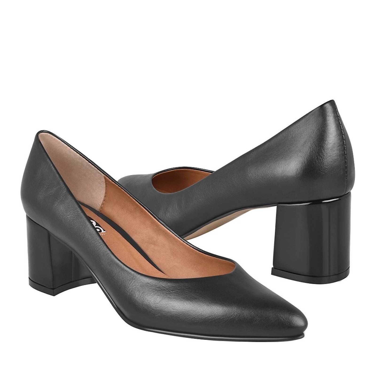 TACONES CLASICOS PARA DAMA STYLO 6001 SIMIPIEL NEGRO
