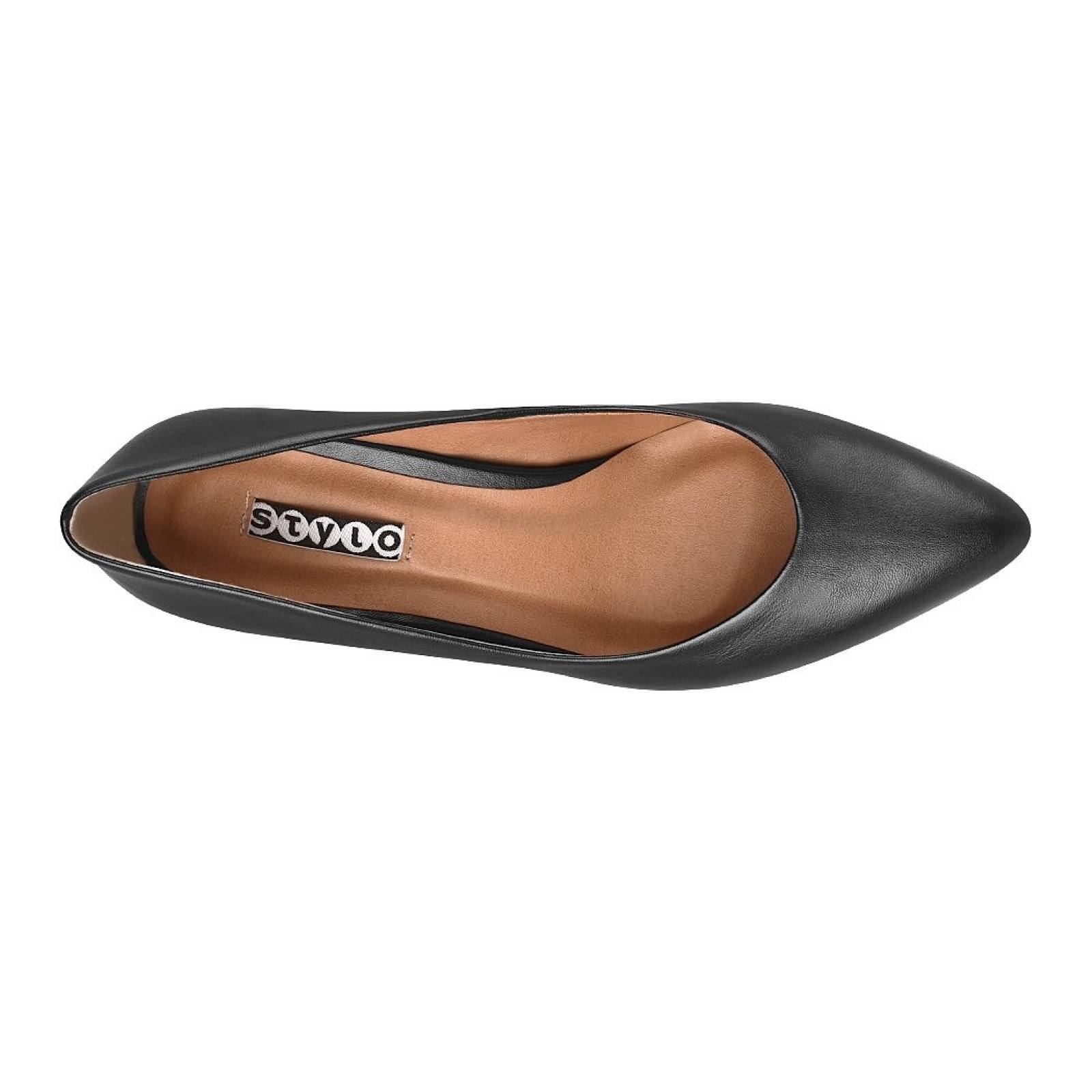 TACONES CLASICOS PARA DAMA STYLO 6001 SIMIPIEL NEGRO