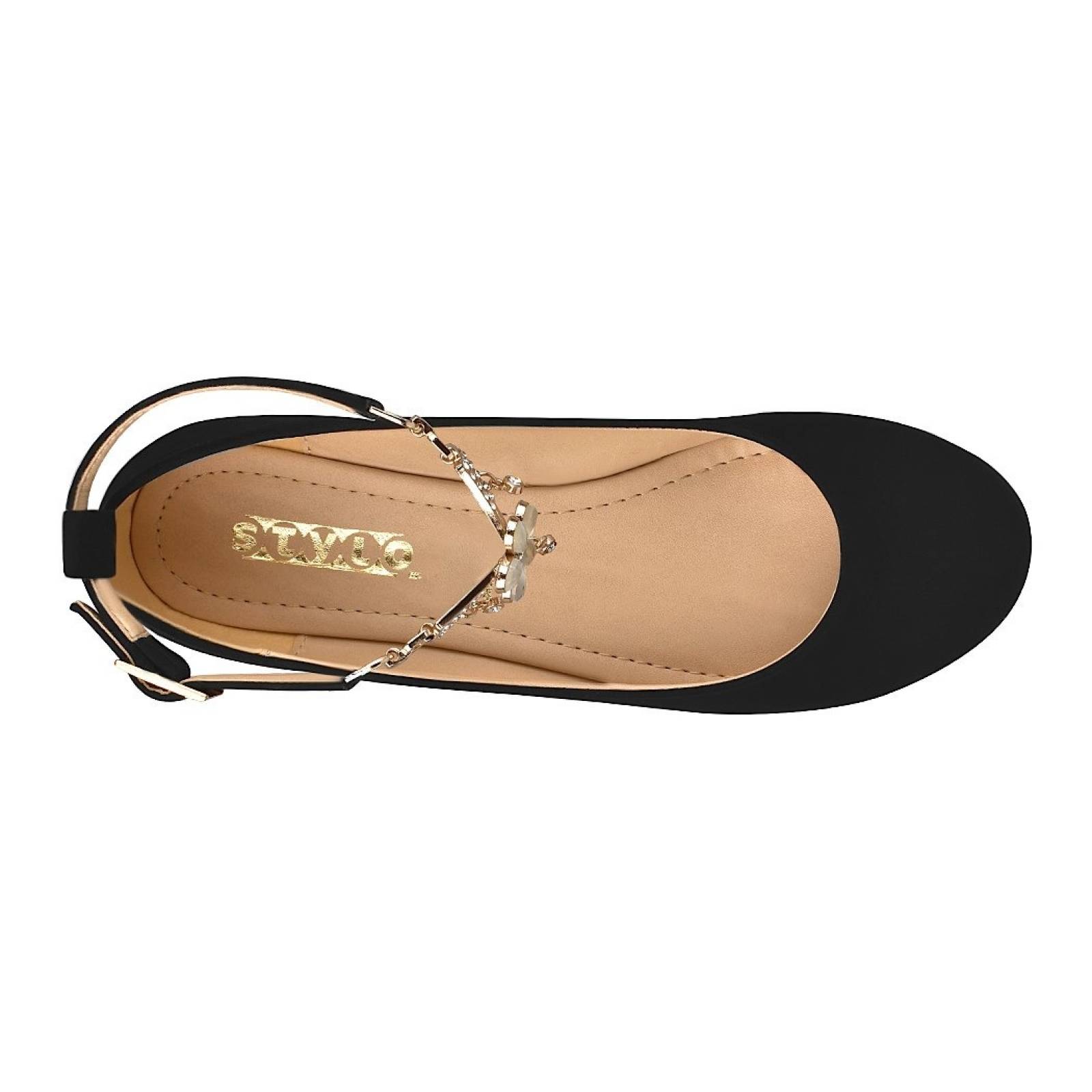 ZAPATOS CASUALES PARA DAMA STYLO 11494 NEGRO