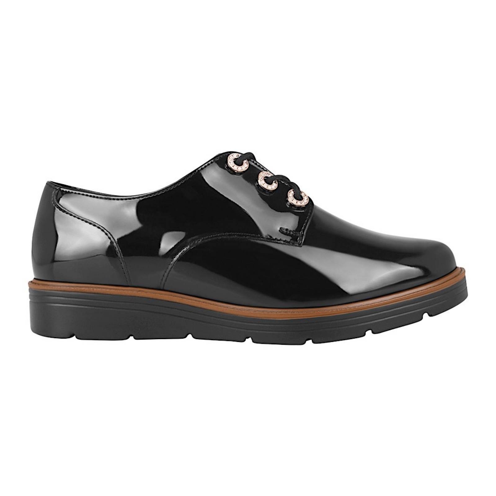 Zapatos de discount charol flexi hombre