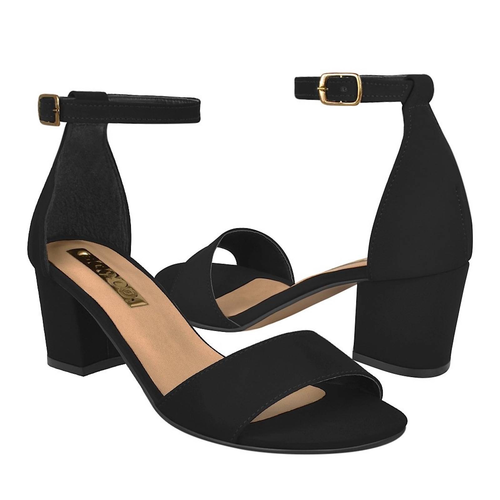 SANDALIAS CASUALES PARA DAMA STYLO 3008 NEGRO